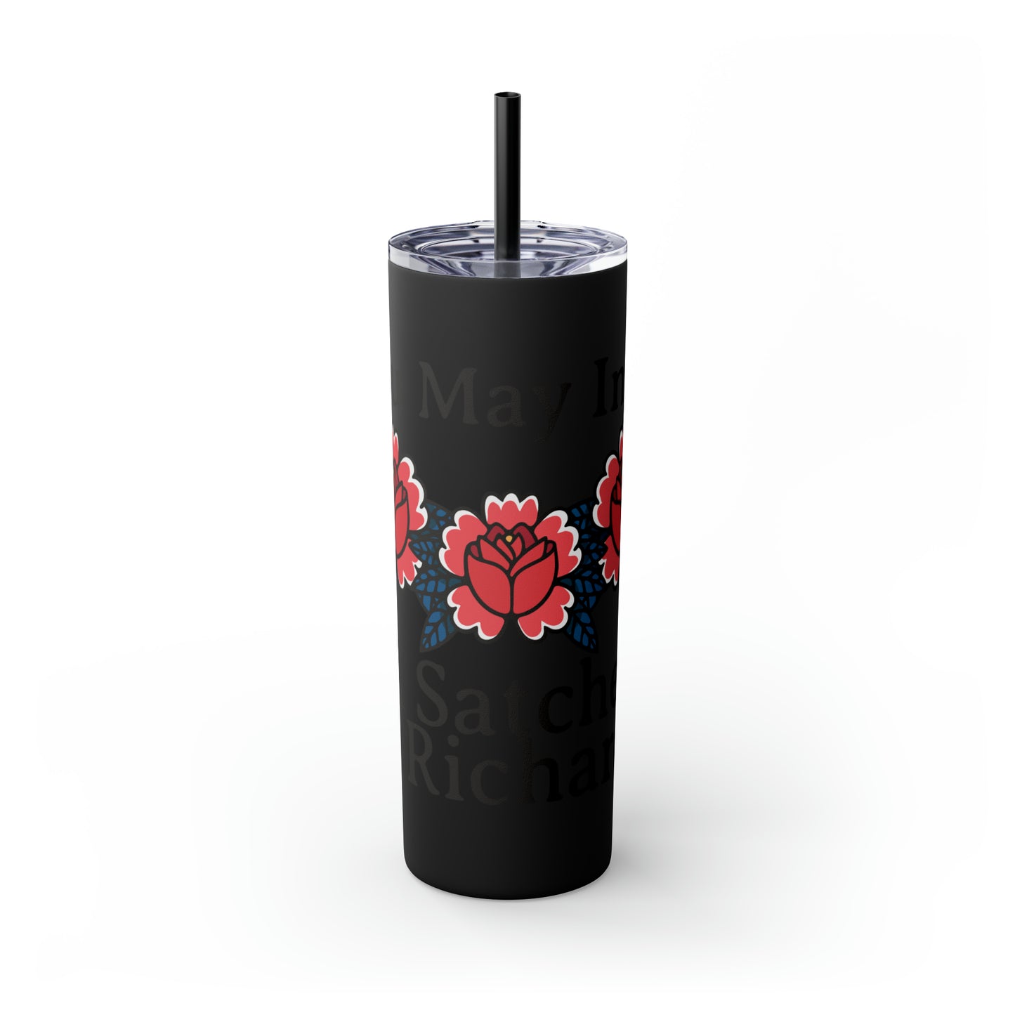 Skinny Tumbler with Straw, 20oz