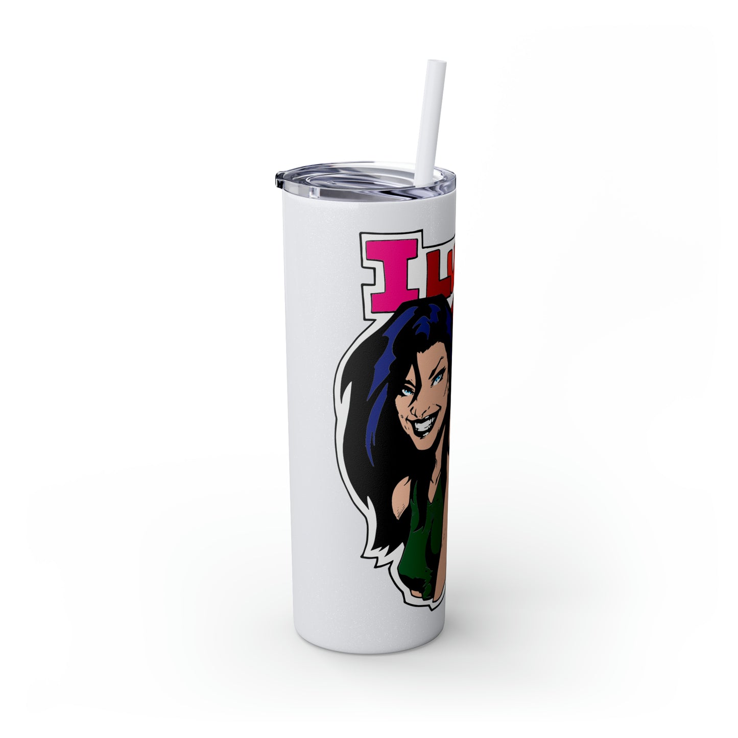 Skinny Tumbler with Straw, 20oz