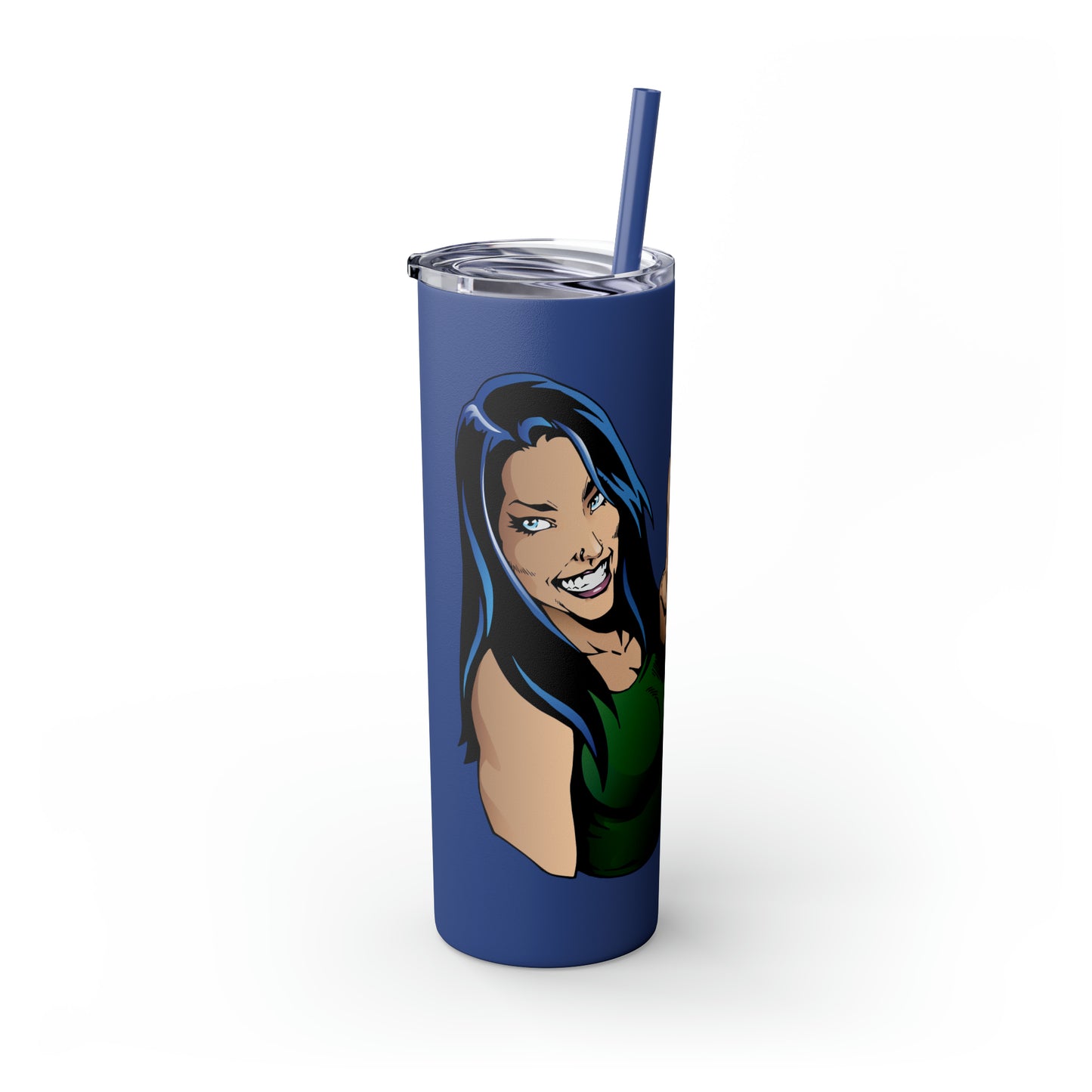 Skinny Tumbler with Straw, 20oz