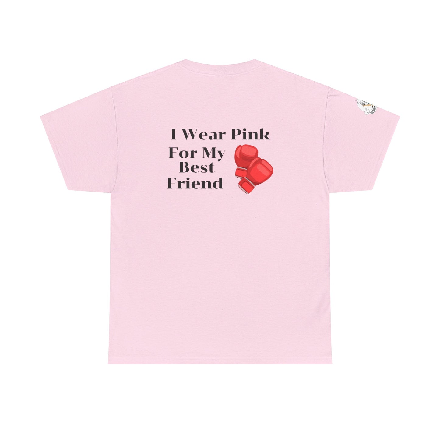 Breast Cancer Fight for Best Friend Unisex Heavy Cotton Tee