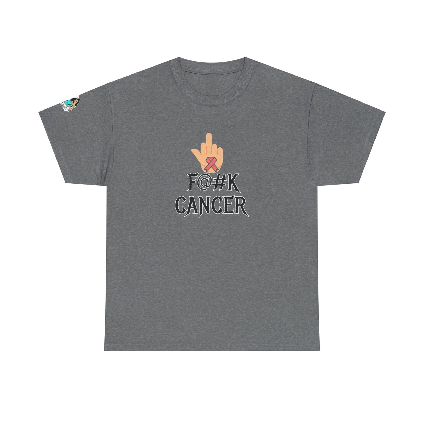 F CANCER Unisex Heavy Cotton Tee