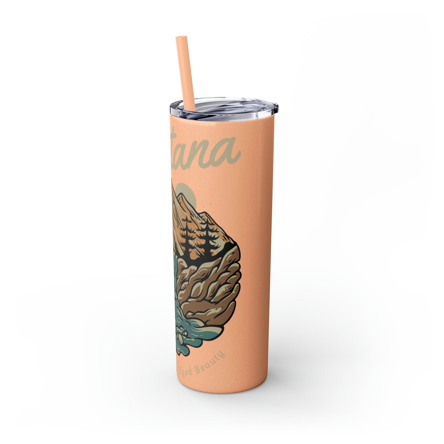 Skinny Tumbler with Straw, 20oz