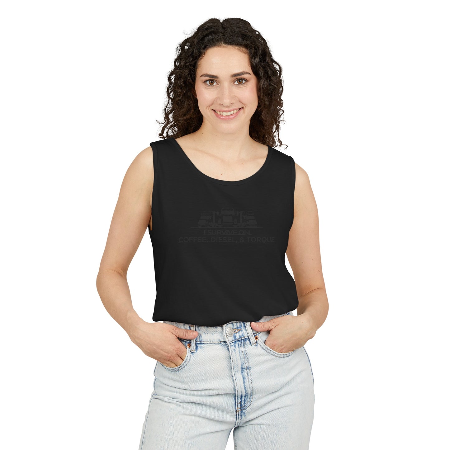 Trucker Survival Unisex Garment-Dyed Tank Top