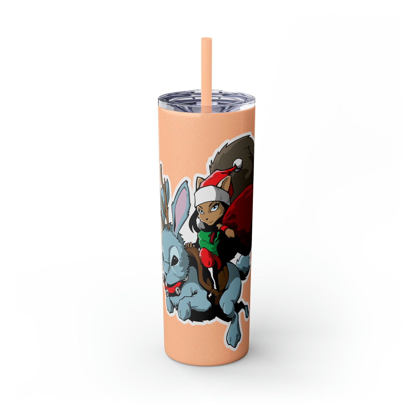 Skinny Tumbler with Straw, 20oz