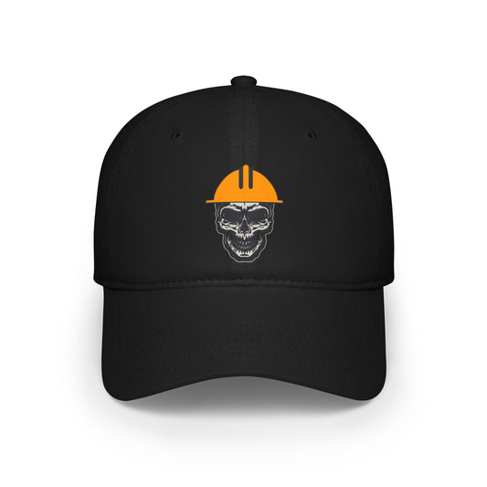 Hard Hat Skull Low Profile Baseball Cap