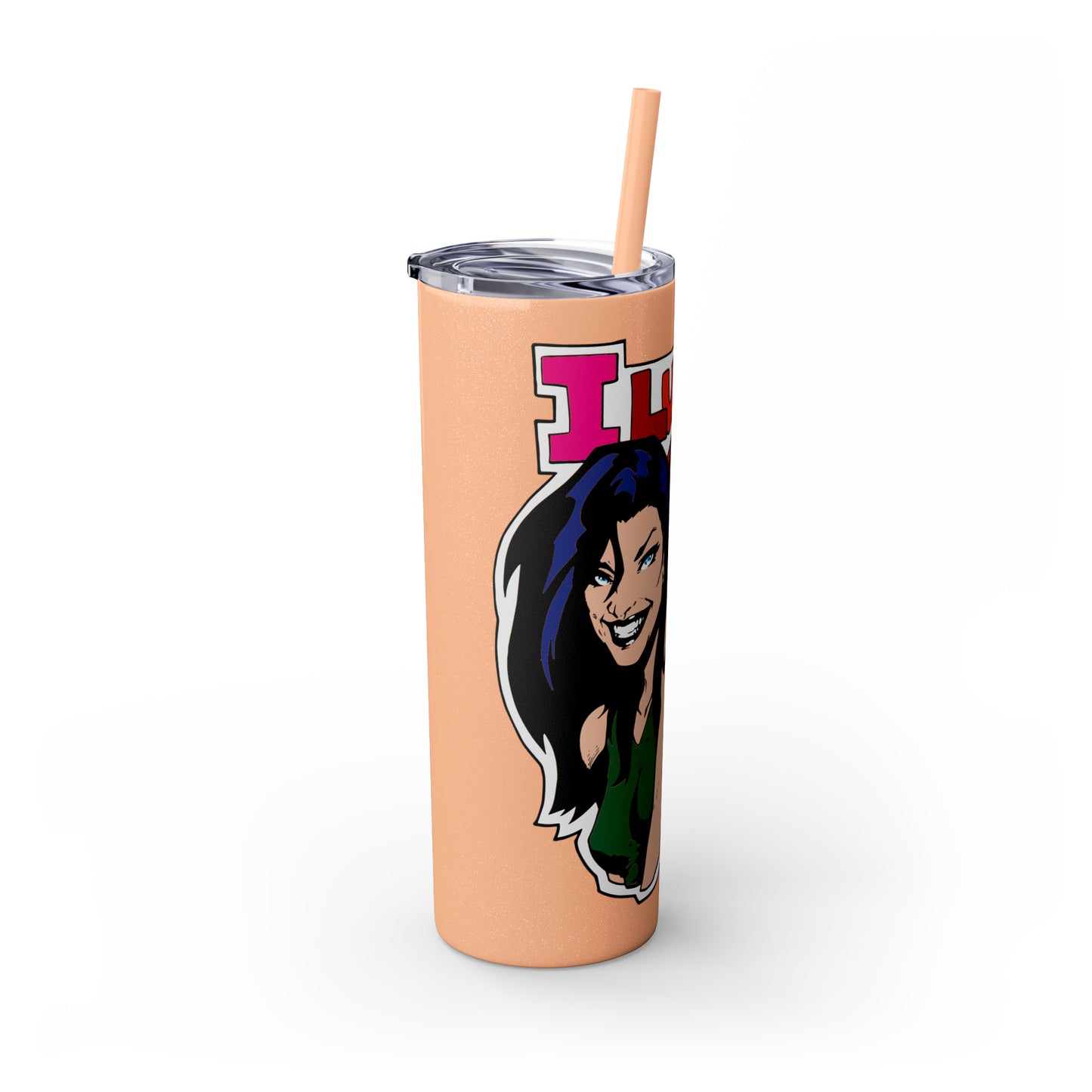 Skinny Tumbler with Straw, 20oz