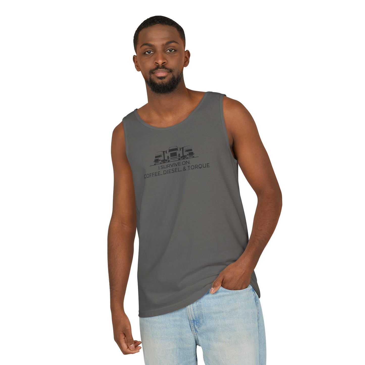 Trucker Survival Unisex Garment-Dyed Tank Top