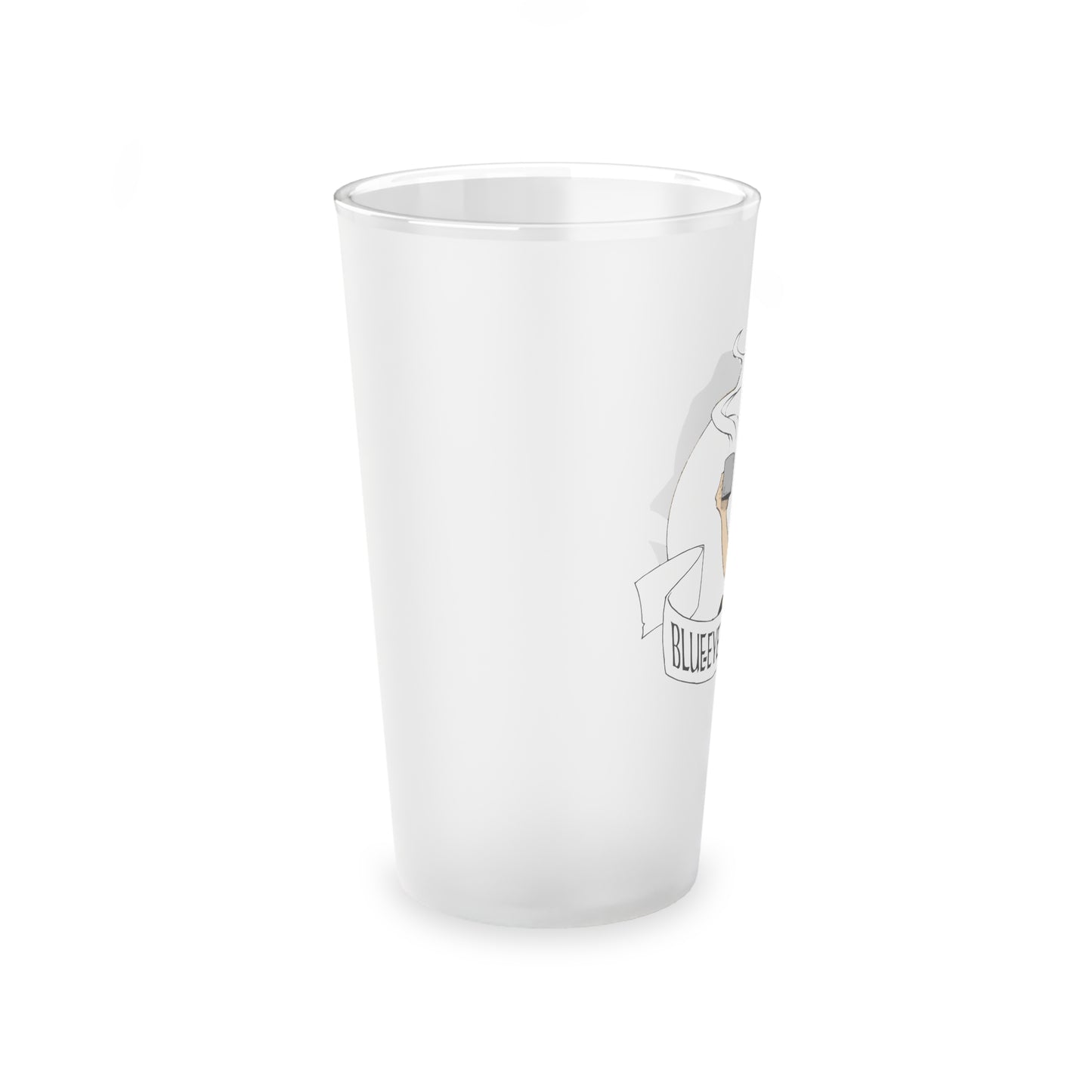 Frosted Pint Glass, 16oz