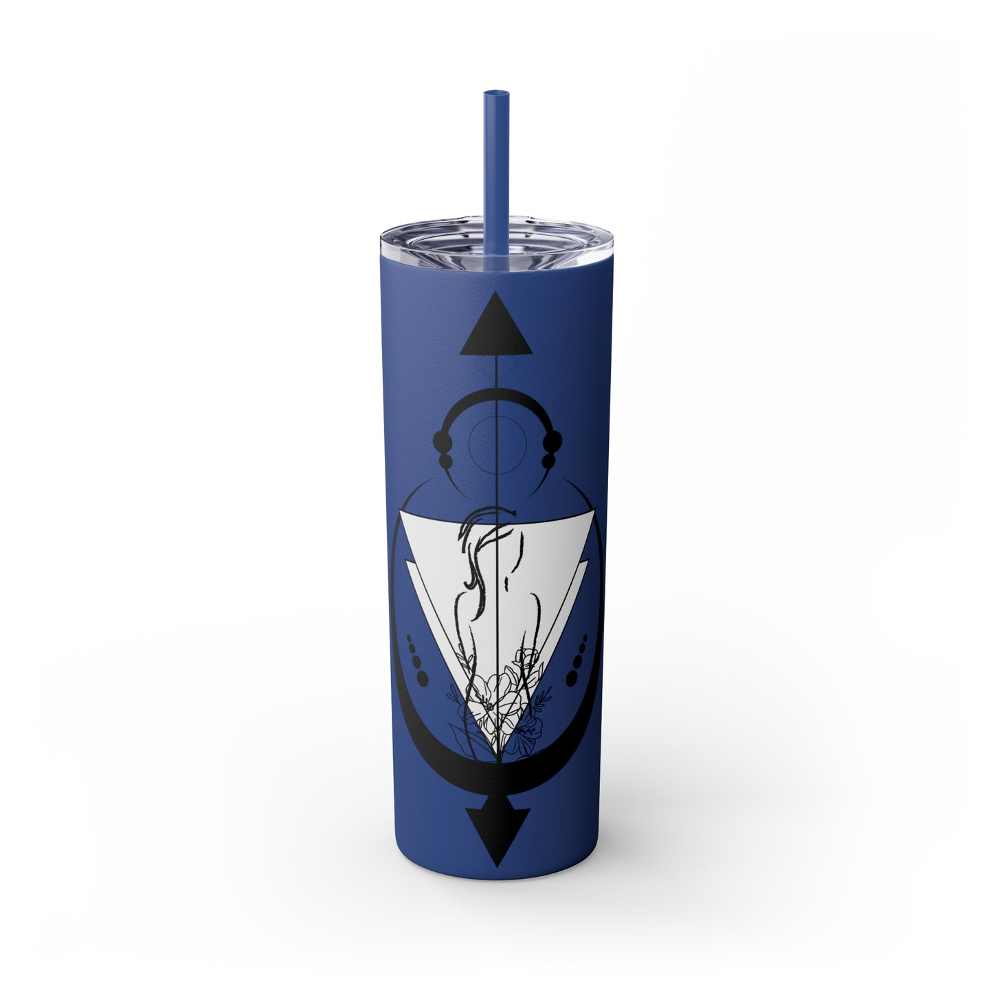 Skinny Tumbler with Straw, 20oz