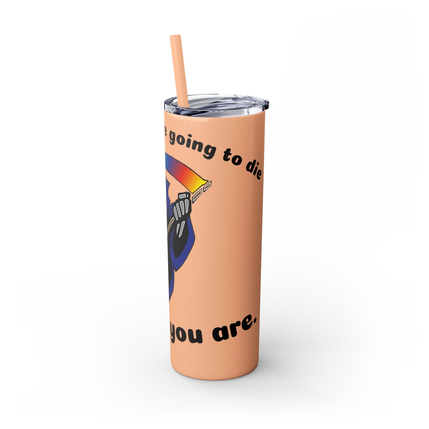 Skinny Tumbler with Straw, 20oz