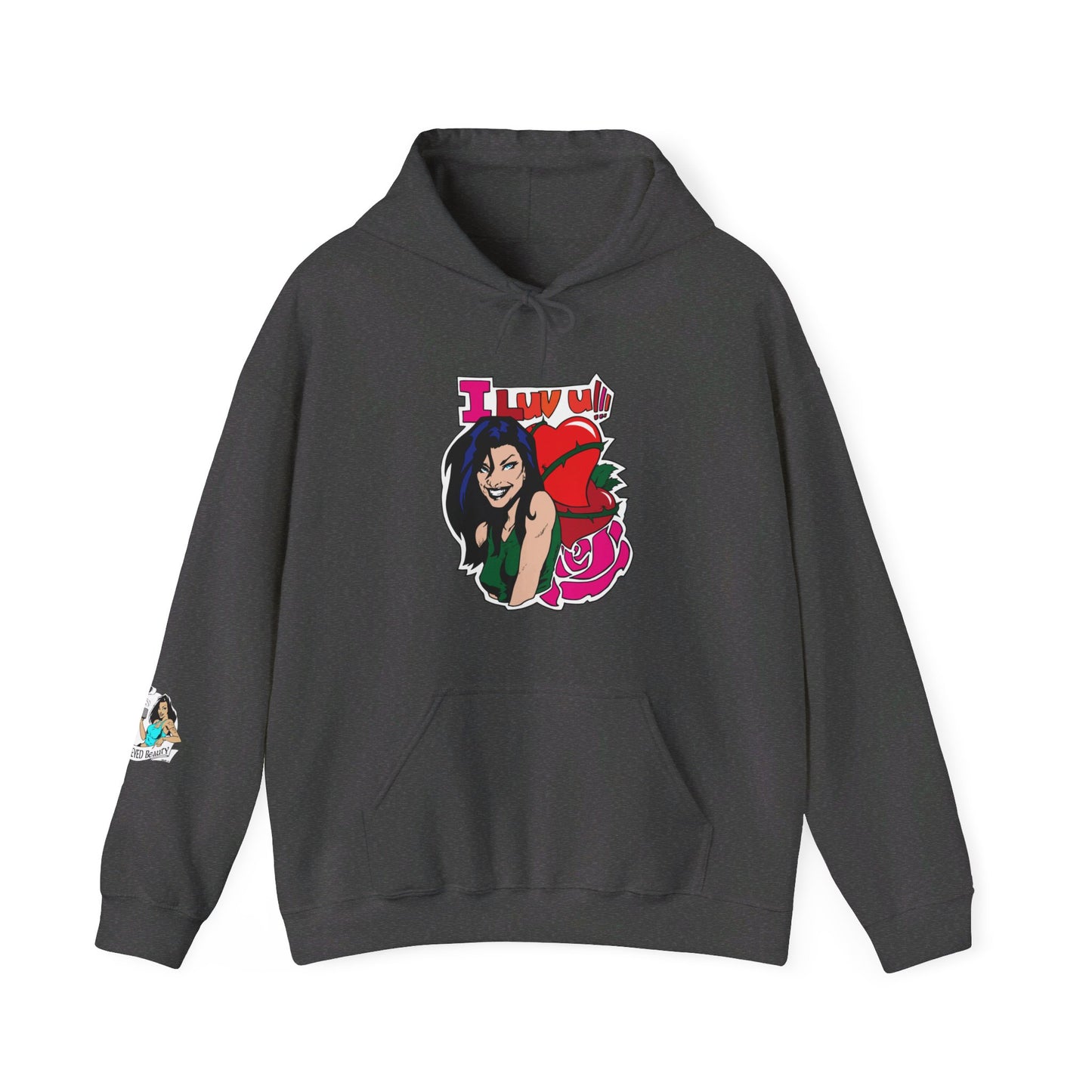 I Luv You Unisex Heavy Blend™ Hooded Sweatshirt