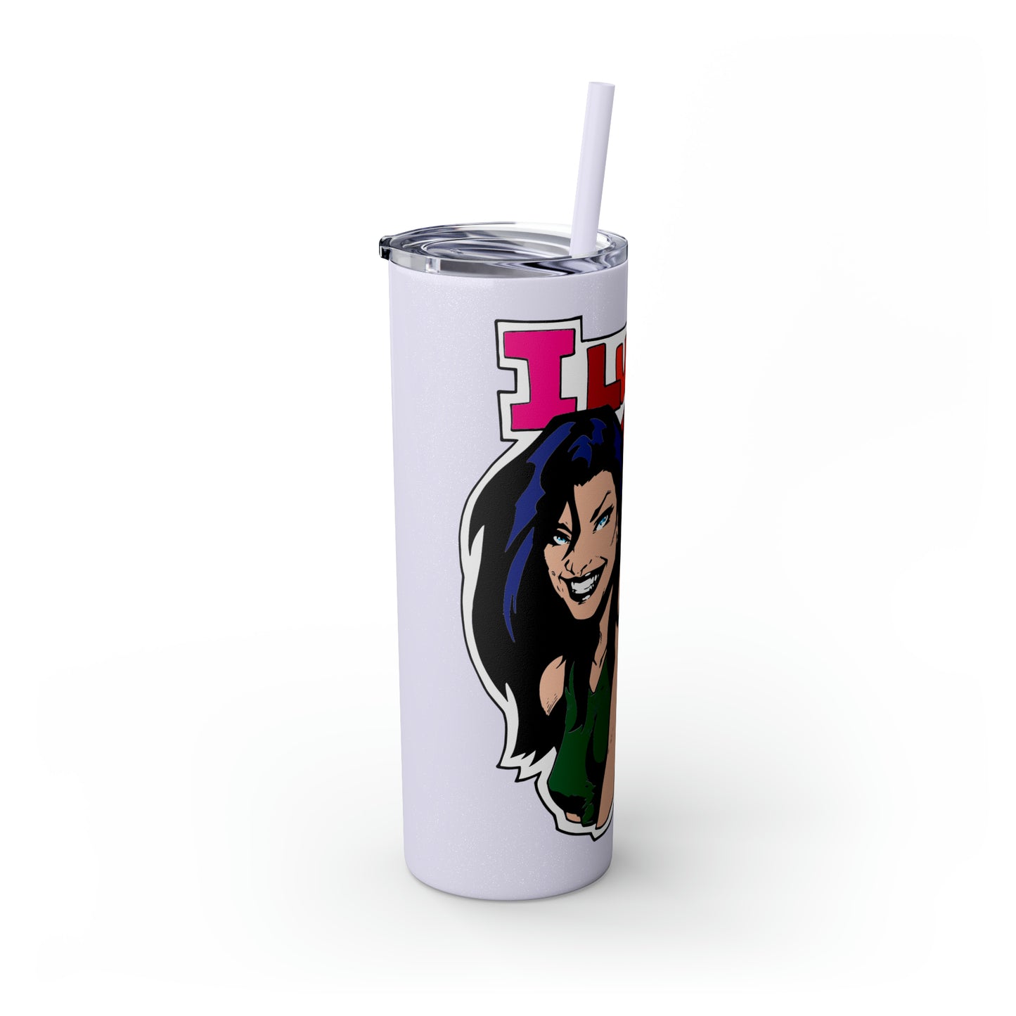 Skinny Tumbler with Straw, 20oz