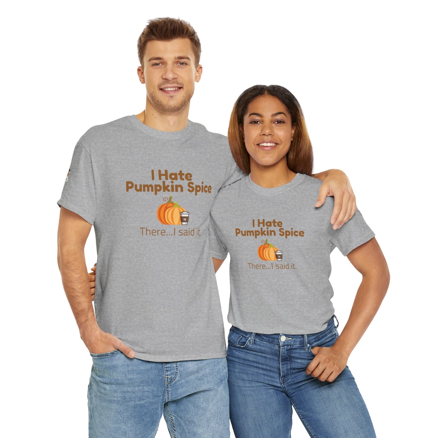 Hate Pumpkin Spice Unisex Heavy Cotton Tee