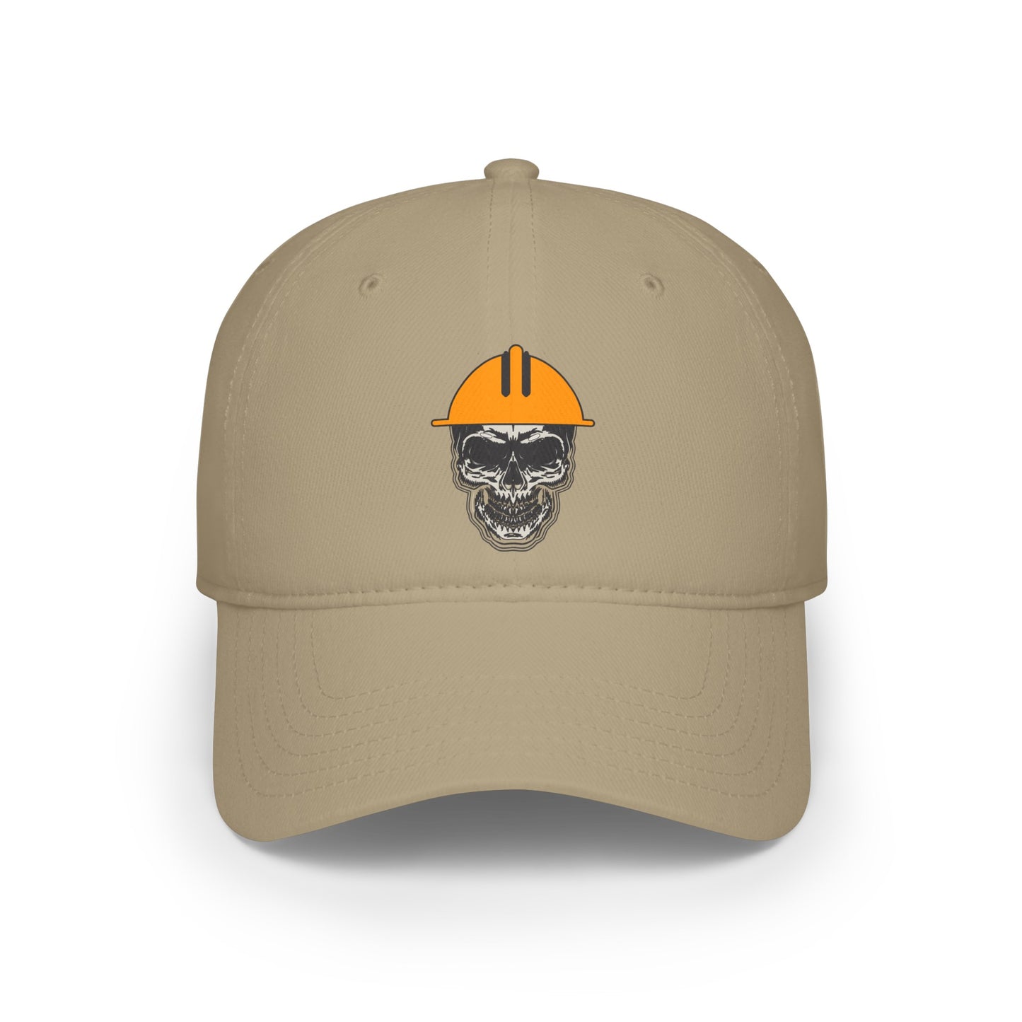 Hard Hat Skull Low Profile Baseball Cap