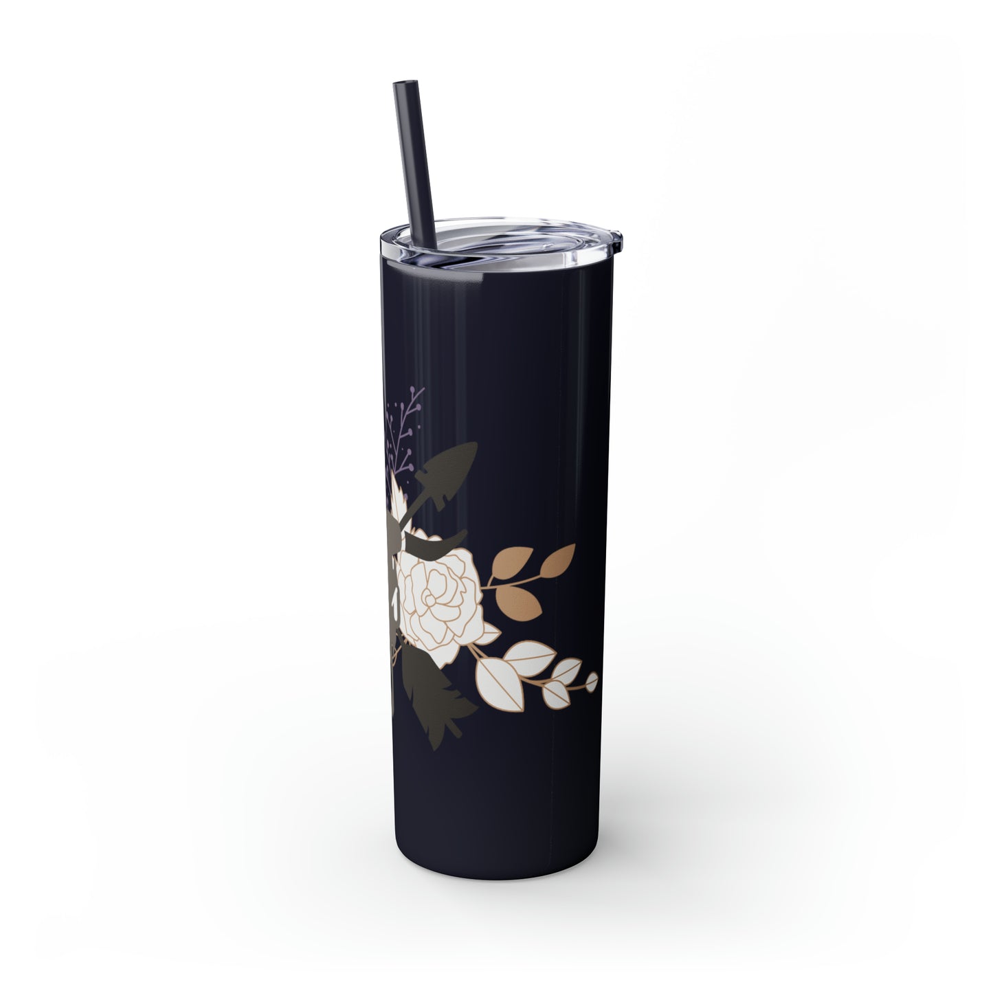 Skinny Tumbler with Straw, 20oz