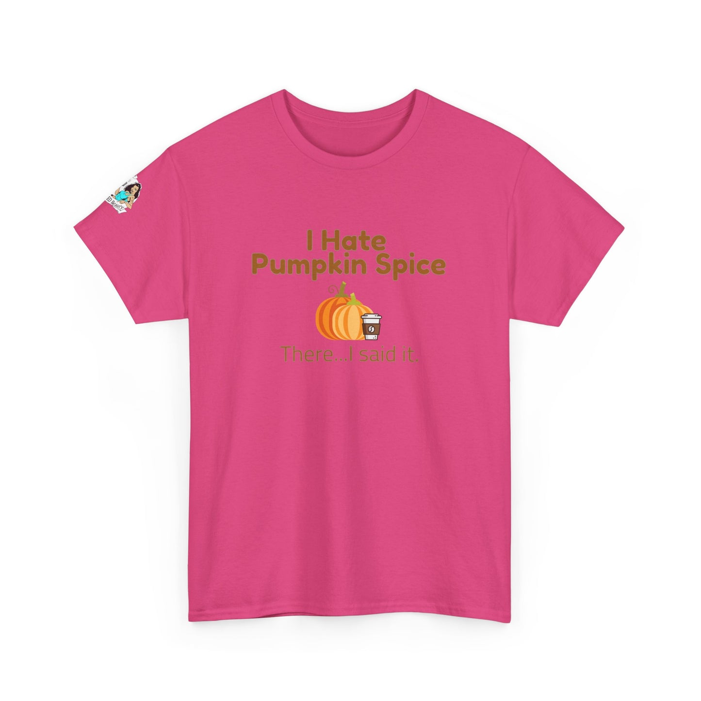 Hate Pumpkin Spice Unisex Heavy Cotton Tee