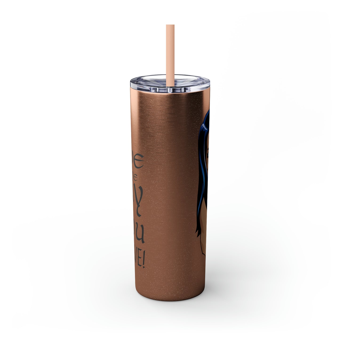 Skinny Tumbler with Straw, 20oz