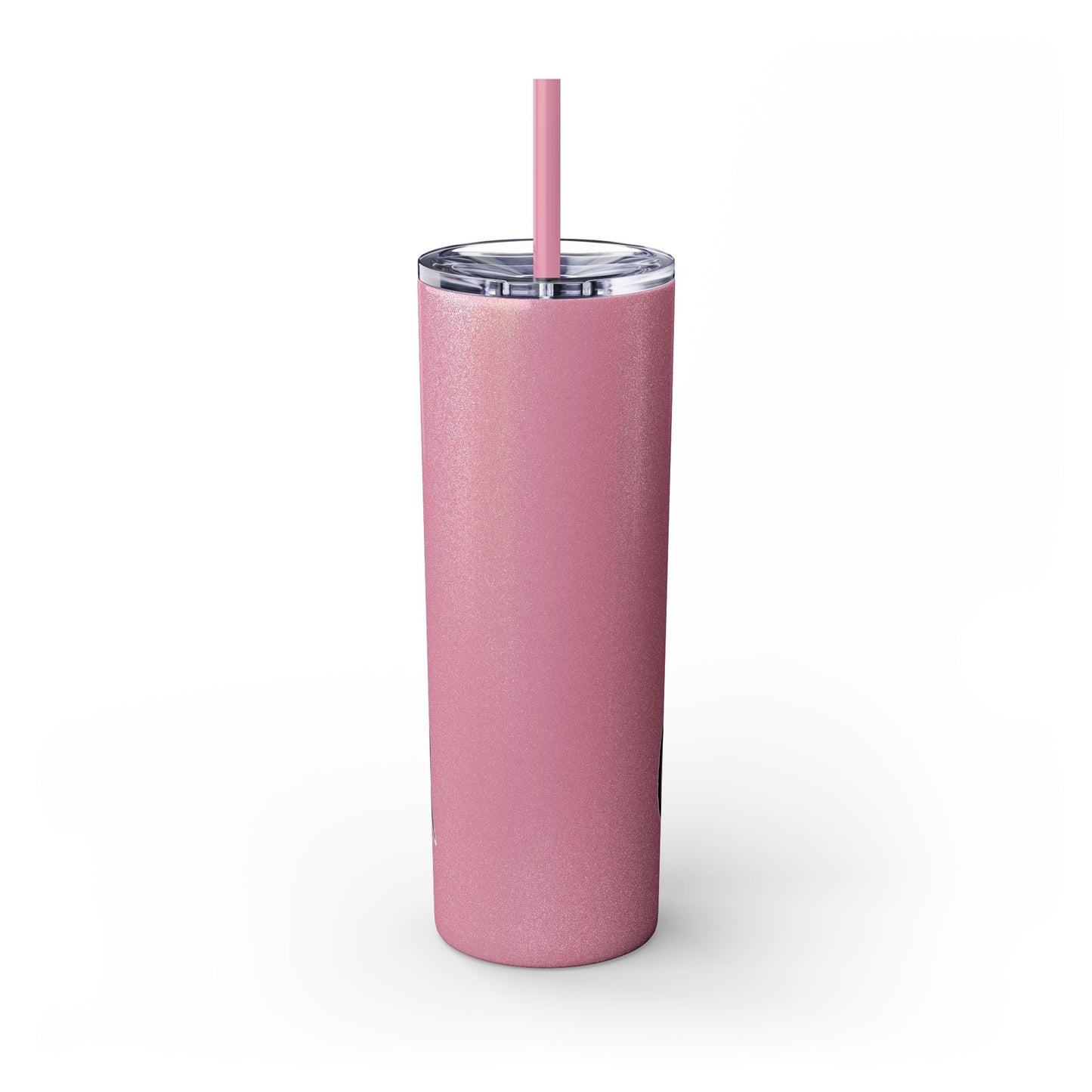 F CANCER Skinny Tumbler with Straw, 20oz