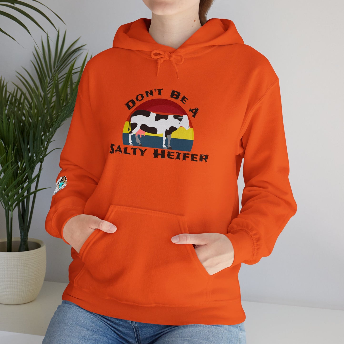 Salty heifer Unisex Heavy Blend™ Hooded Sweatshirt