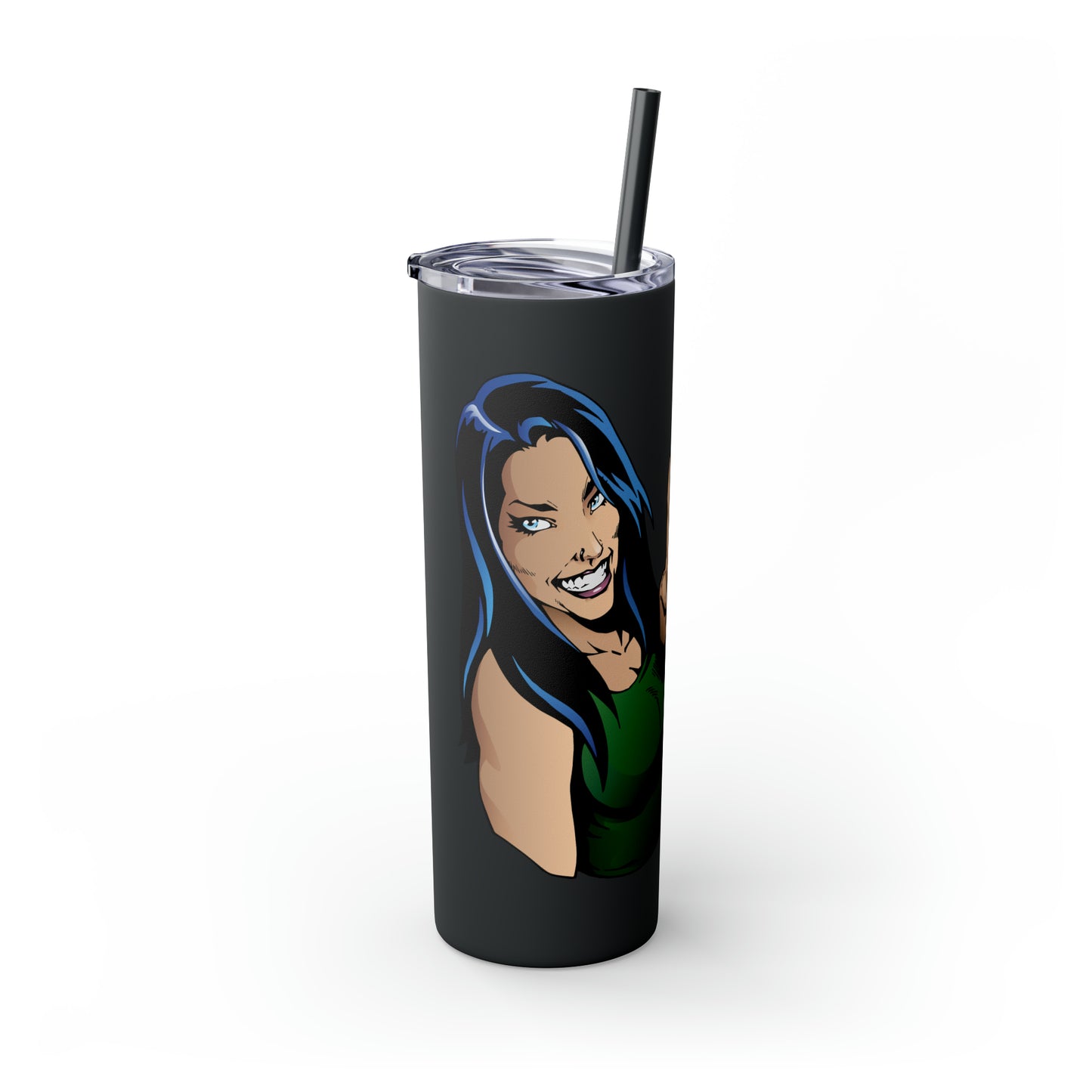 Skinny Tumbler with Straw, 20oz