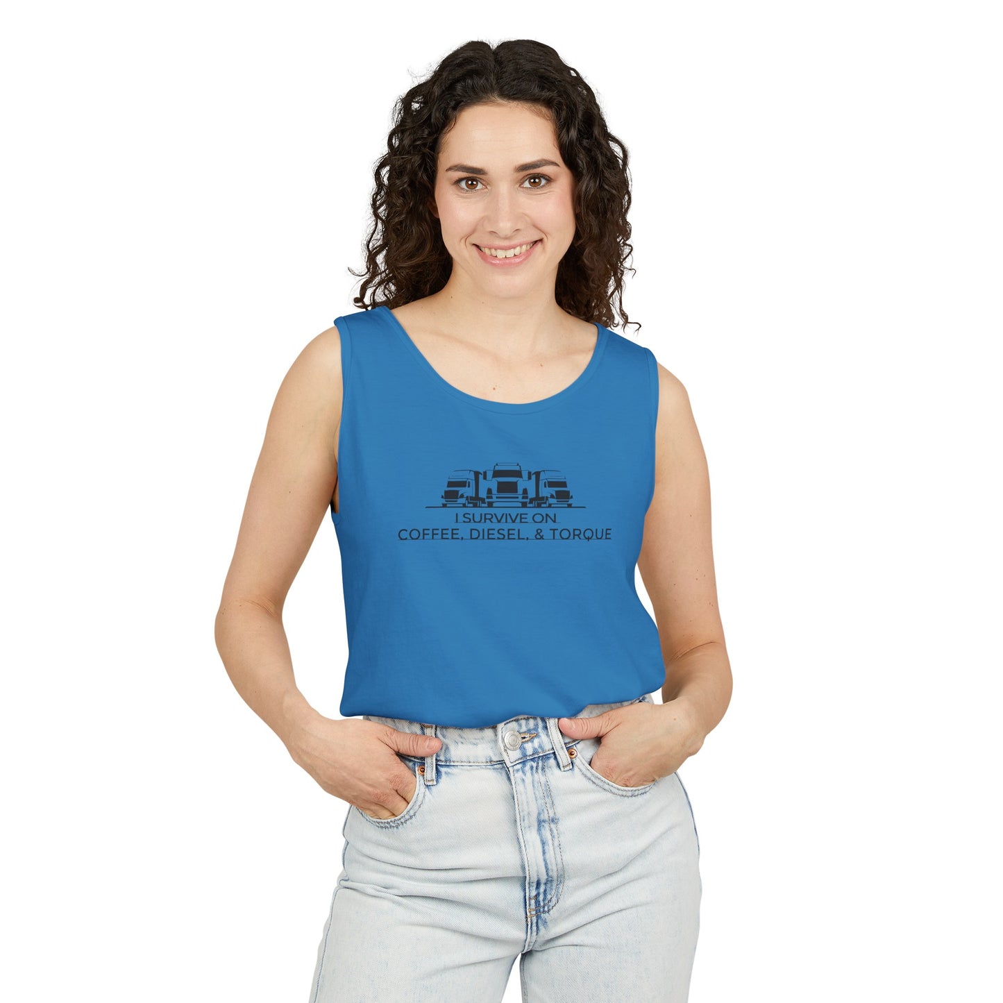 Trucker Survival Unisex Garment-Dyed Tank Top