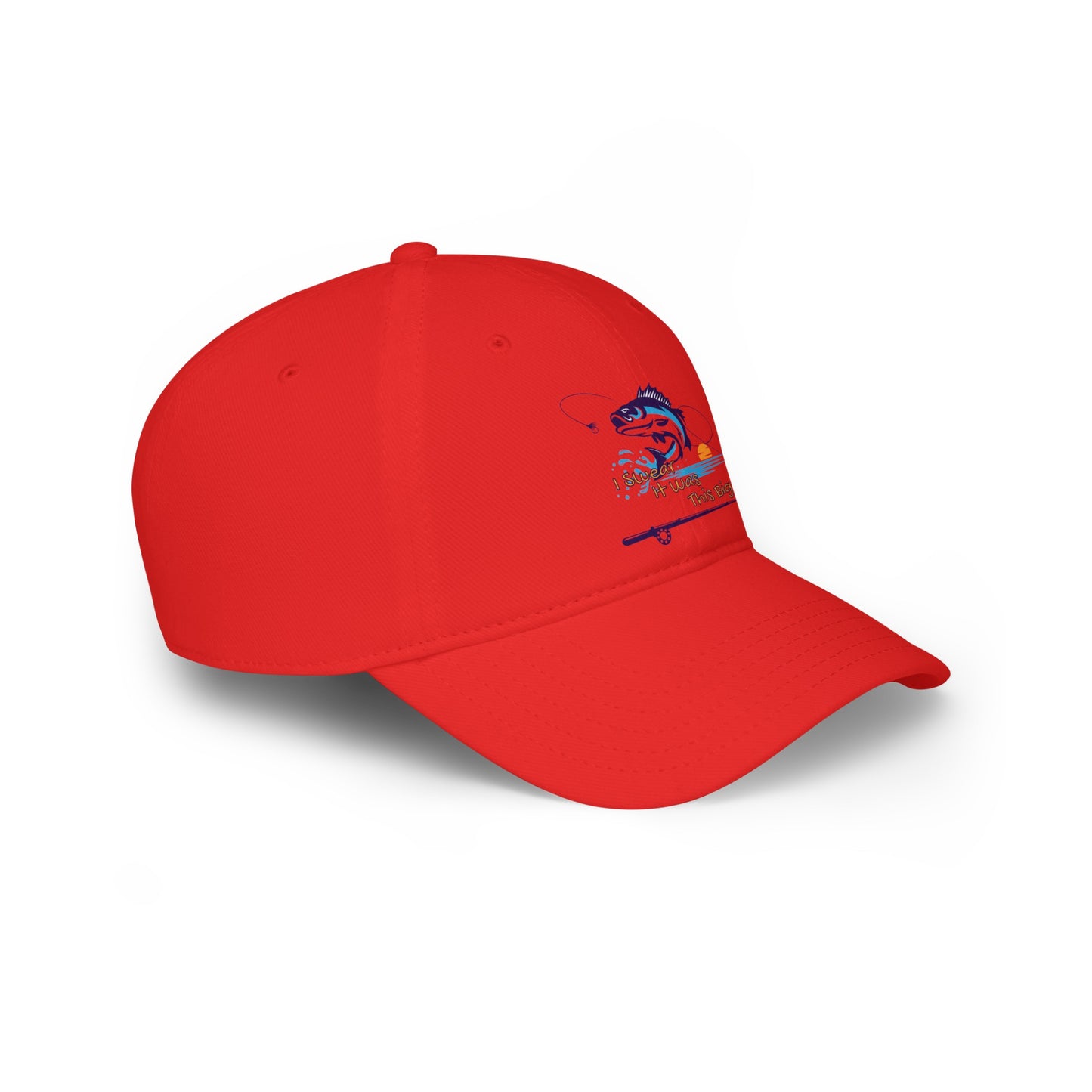 Fishing Low Profile Baseball Cap