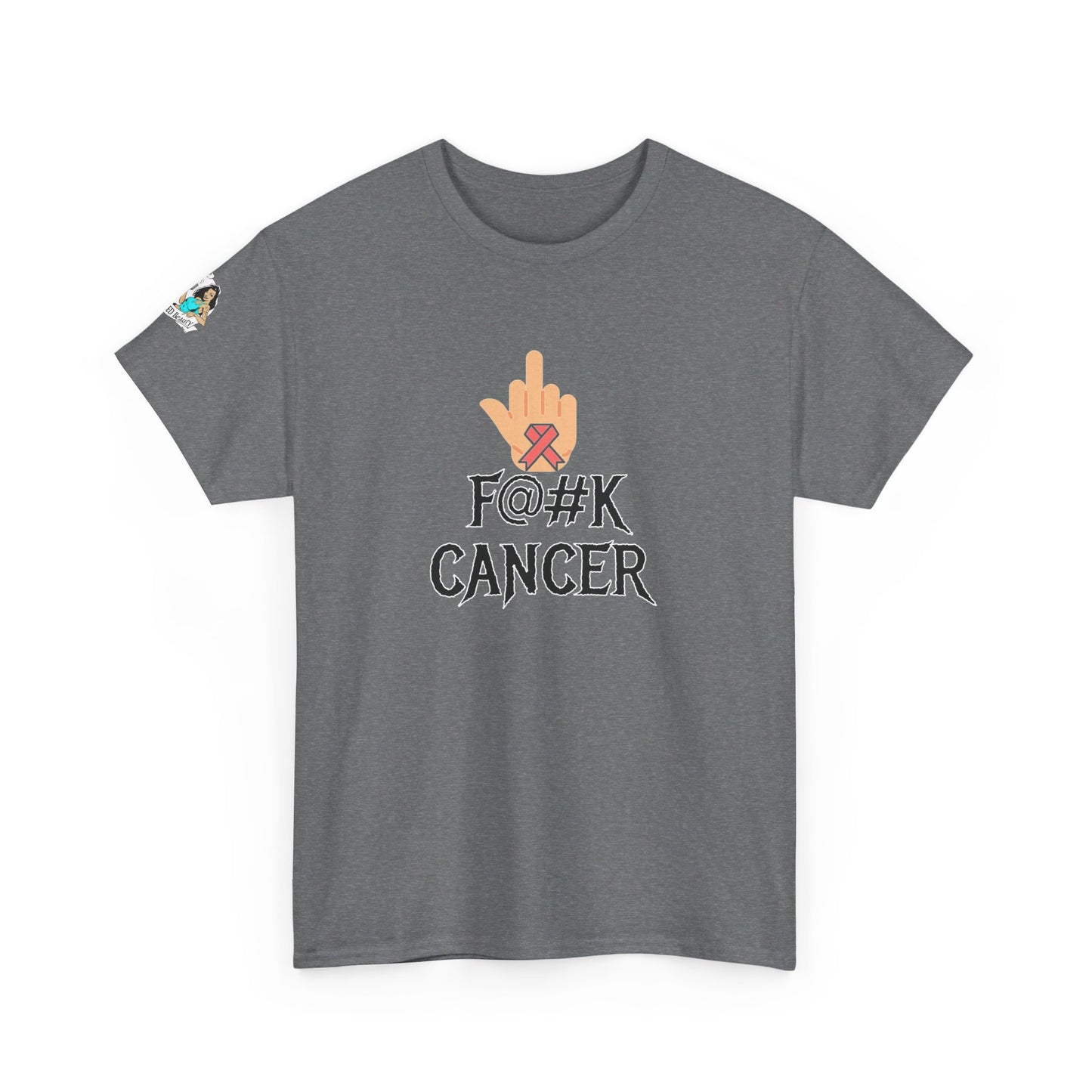 F CANCER Unisex Heavy Cotton Tee