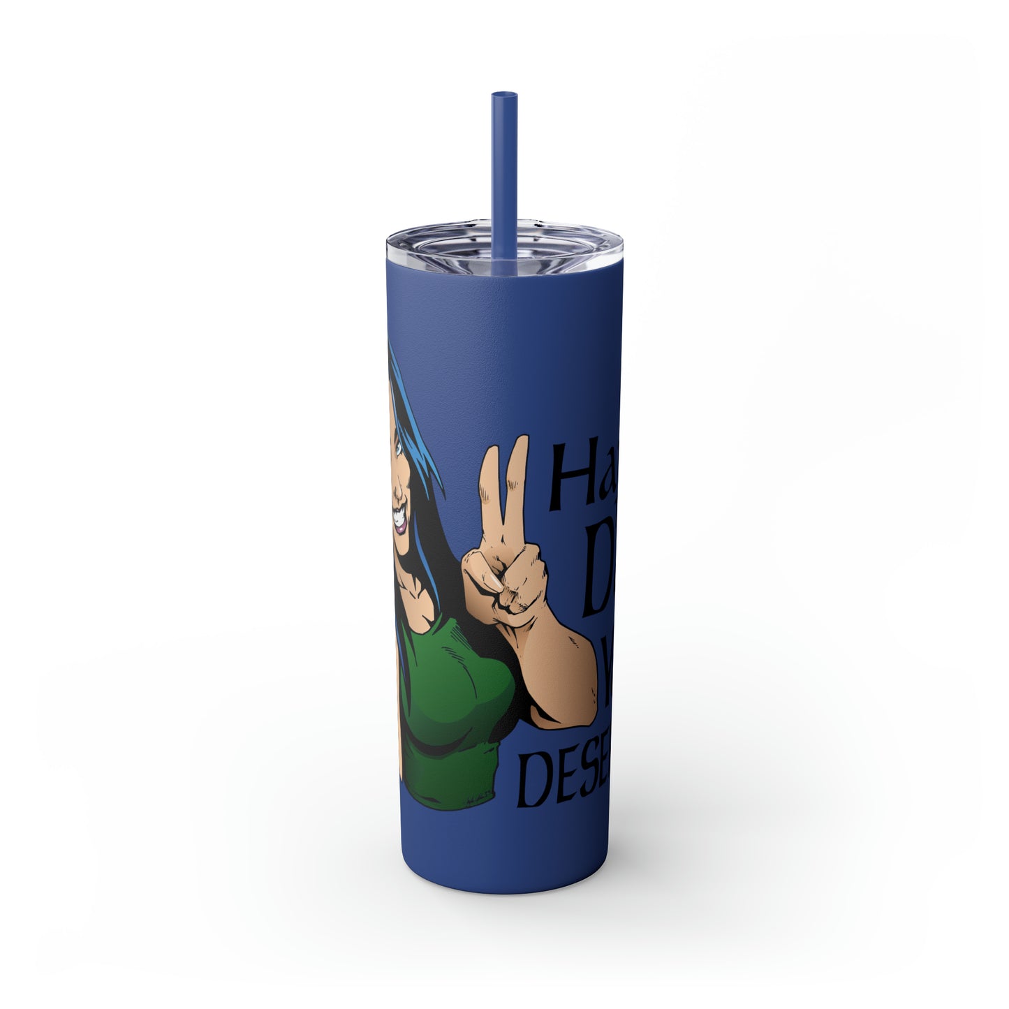 Skinny Tumbler with Straw, 20oz