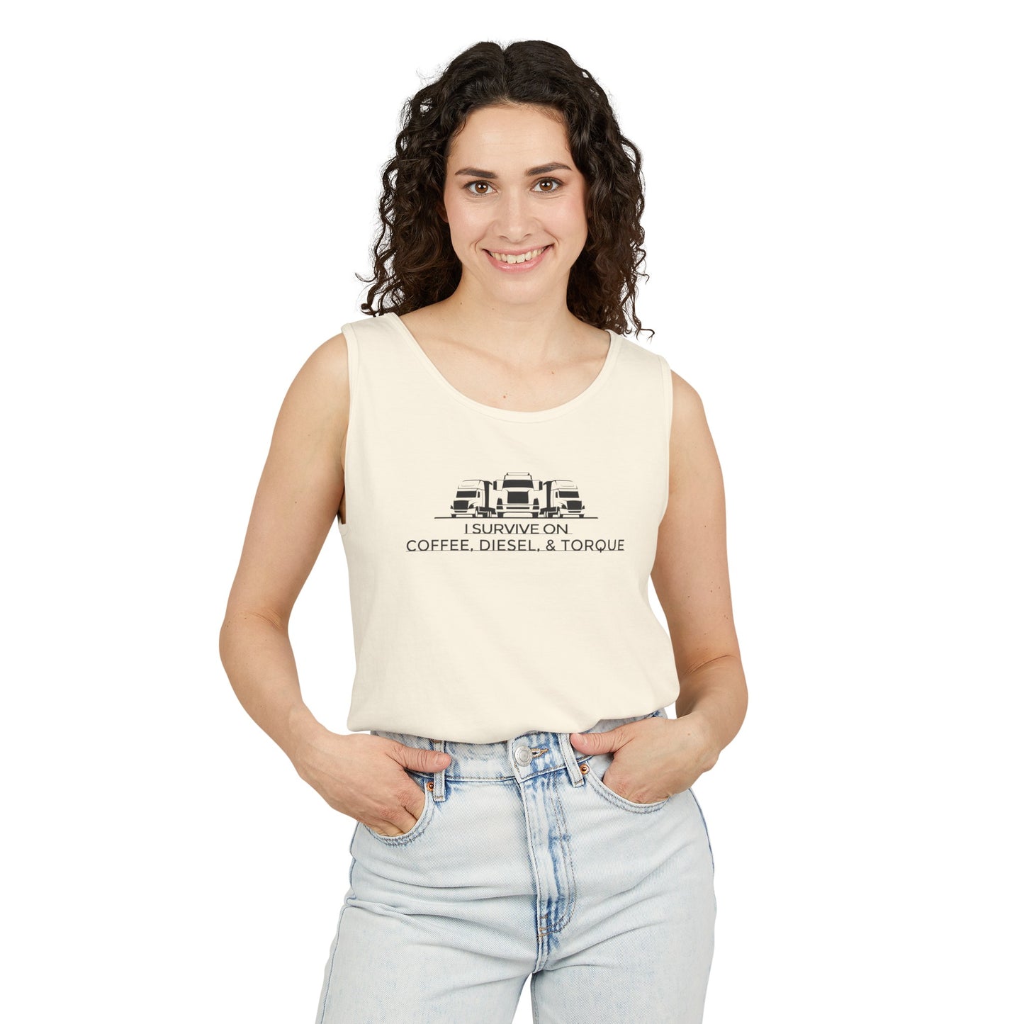 Trucker Survival Unisex Garment-Dyed Tank Top