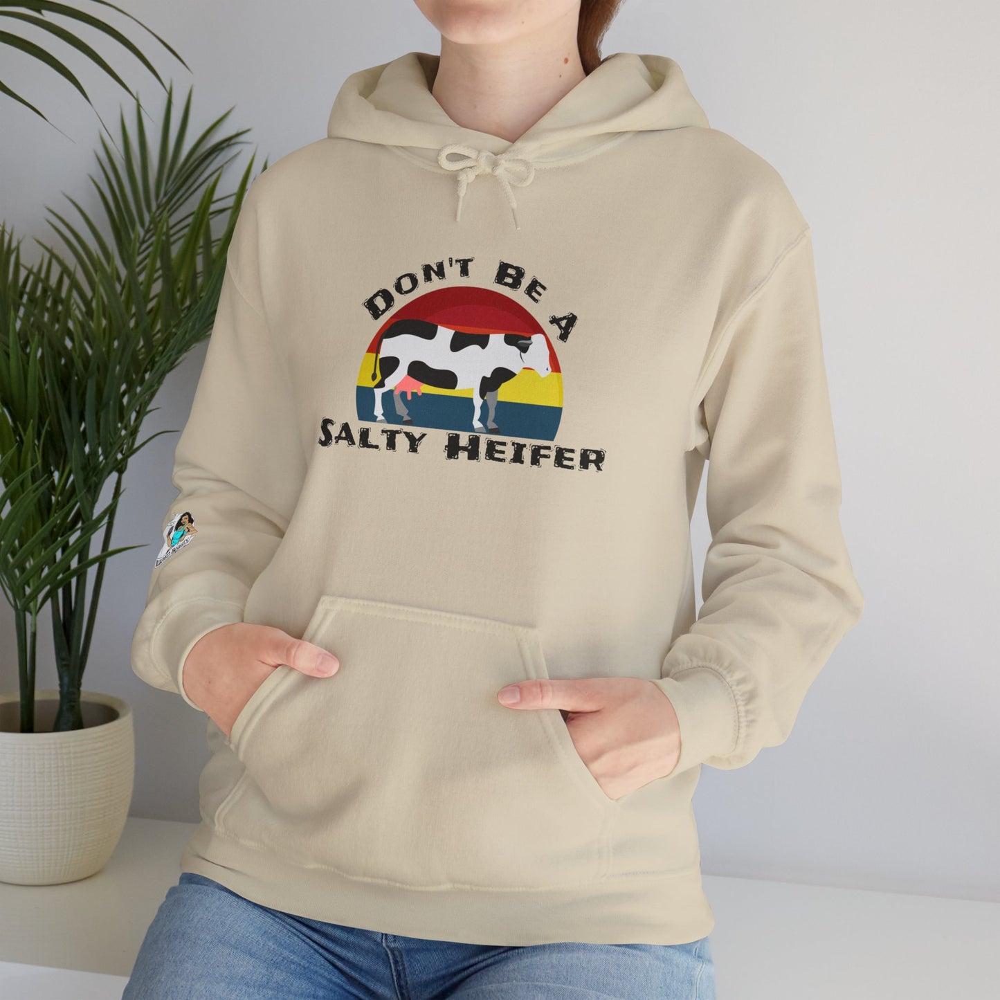 Salty heifer Unisex Heavy Blend™ Hooded Sweatshirt