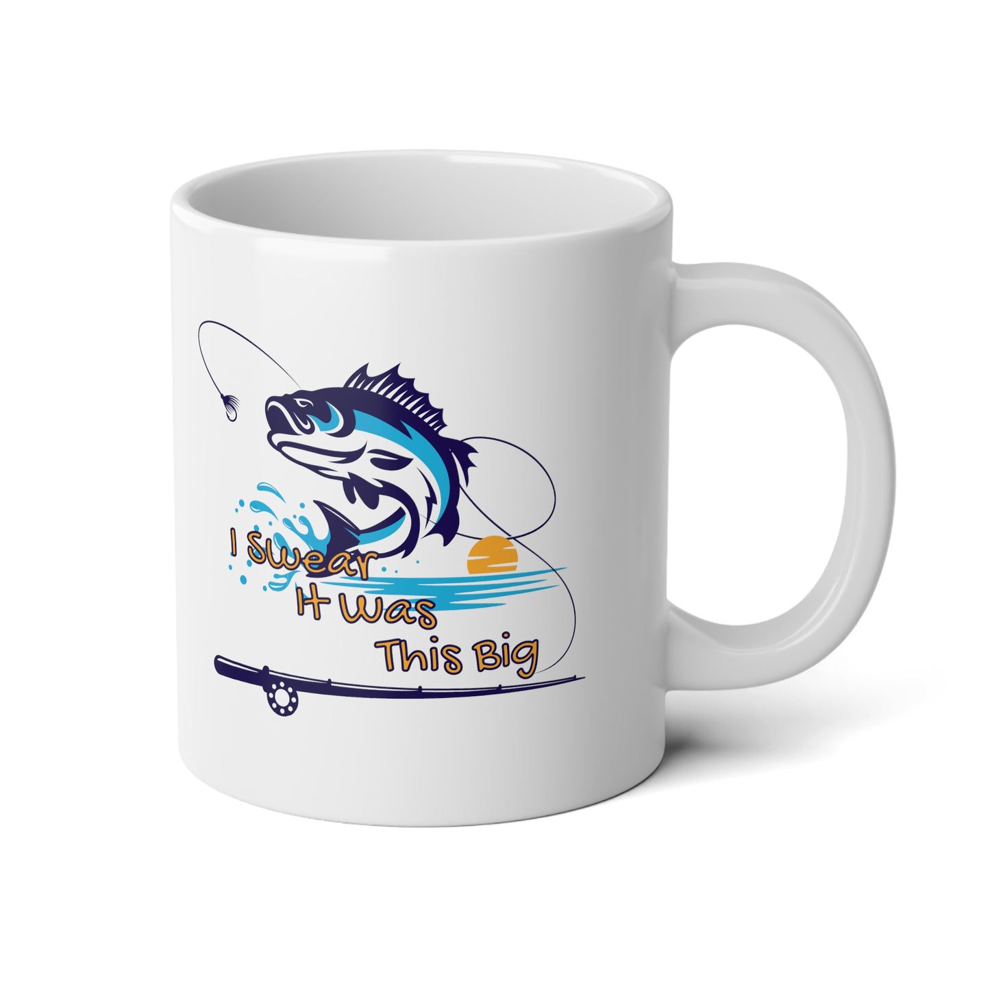 Big Ol Fish Jumbo Mug, 20oz