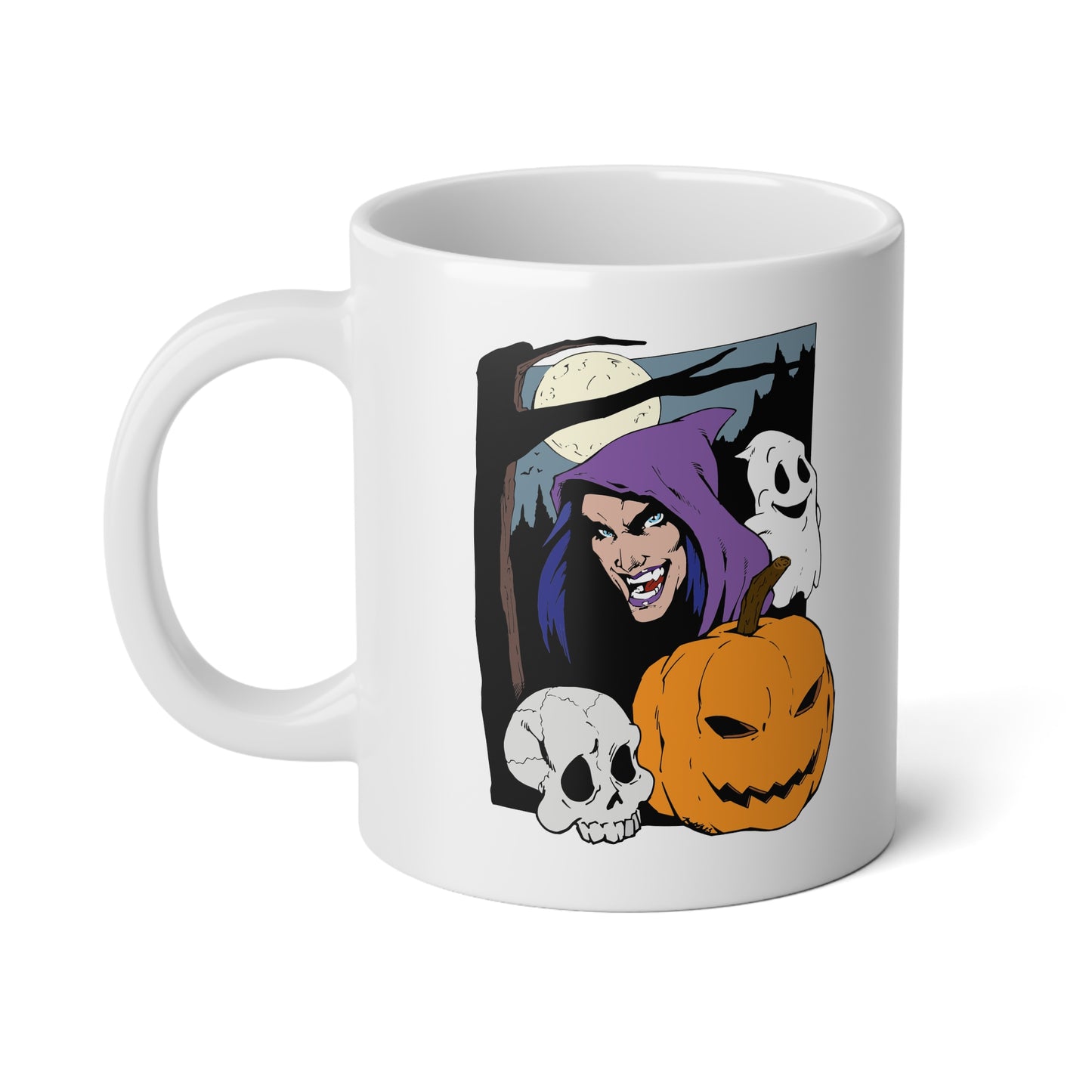 Halloween Hag Whit Coffee Jumbo Mug, 20oz