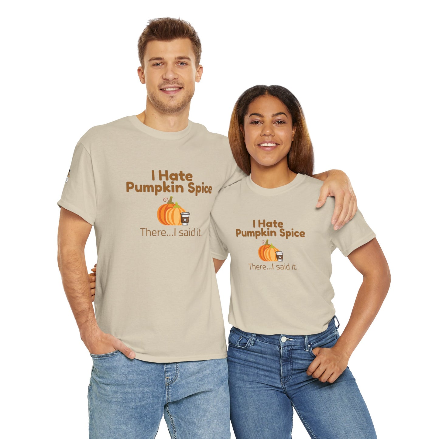 Hate Pumpkin Spice Unisex Heavy Cotton Tee