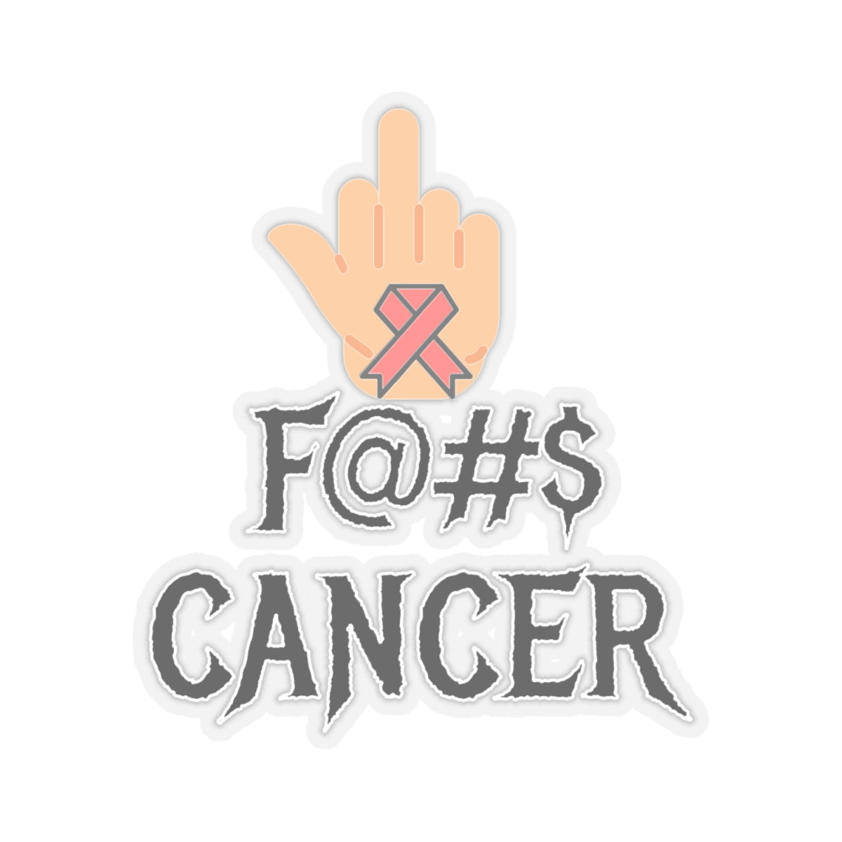 F CANCER Kiss-Cut Stickers