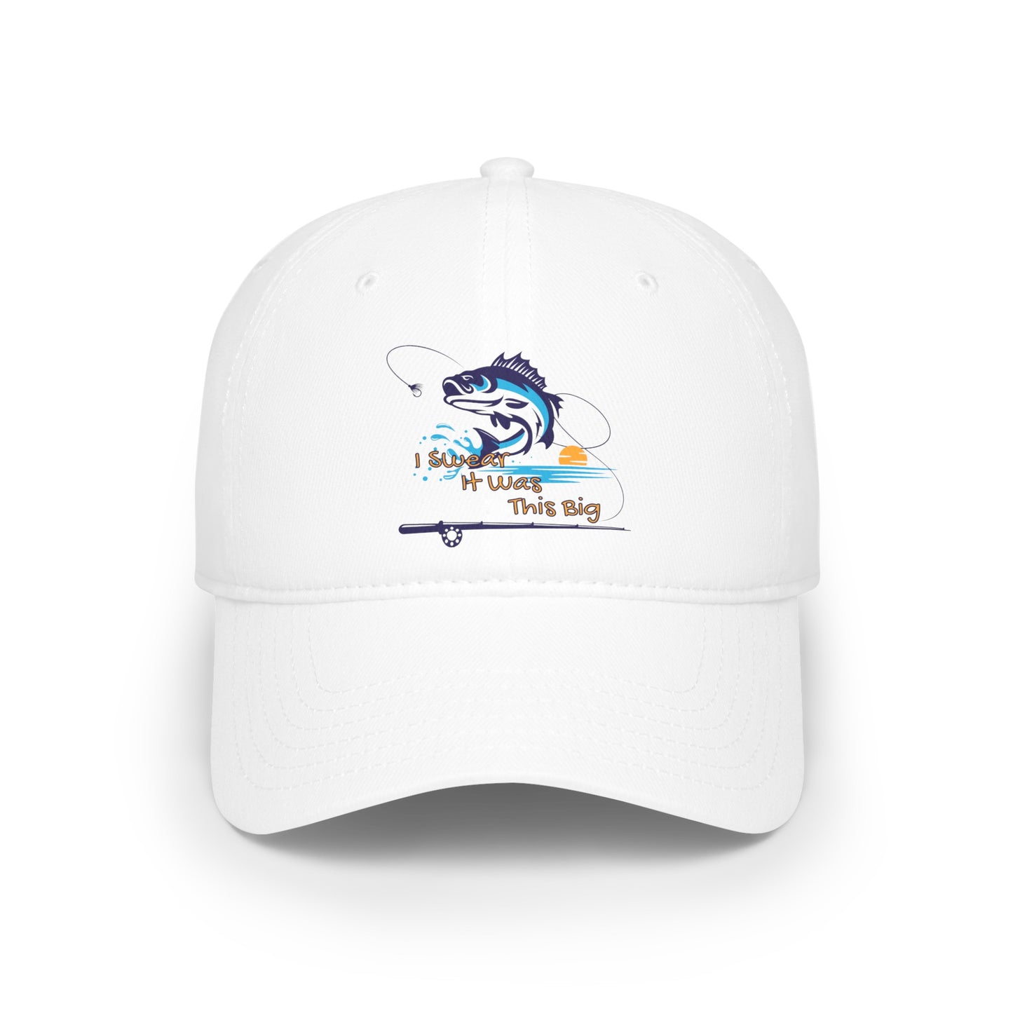 Fishing Low Profile Baseball Cap