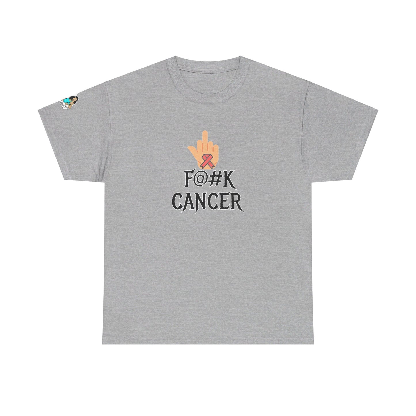 F CANCER Unisex Heavy Cotton Tee