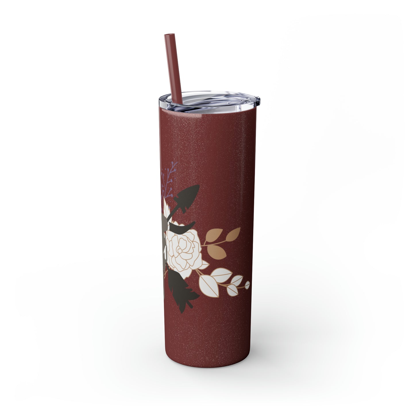 Skinny Tumbler with Straw, 20oz