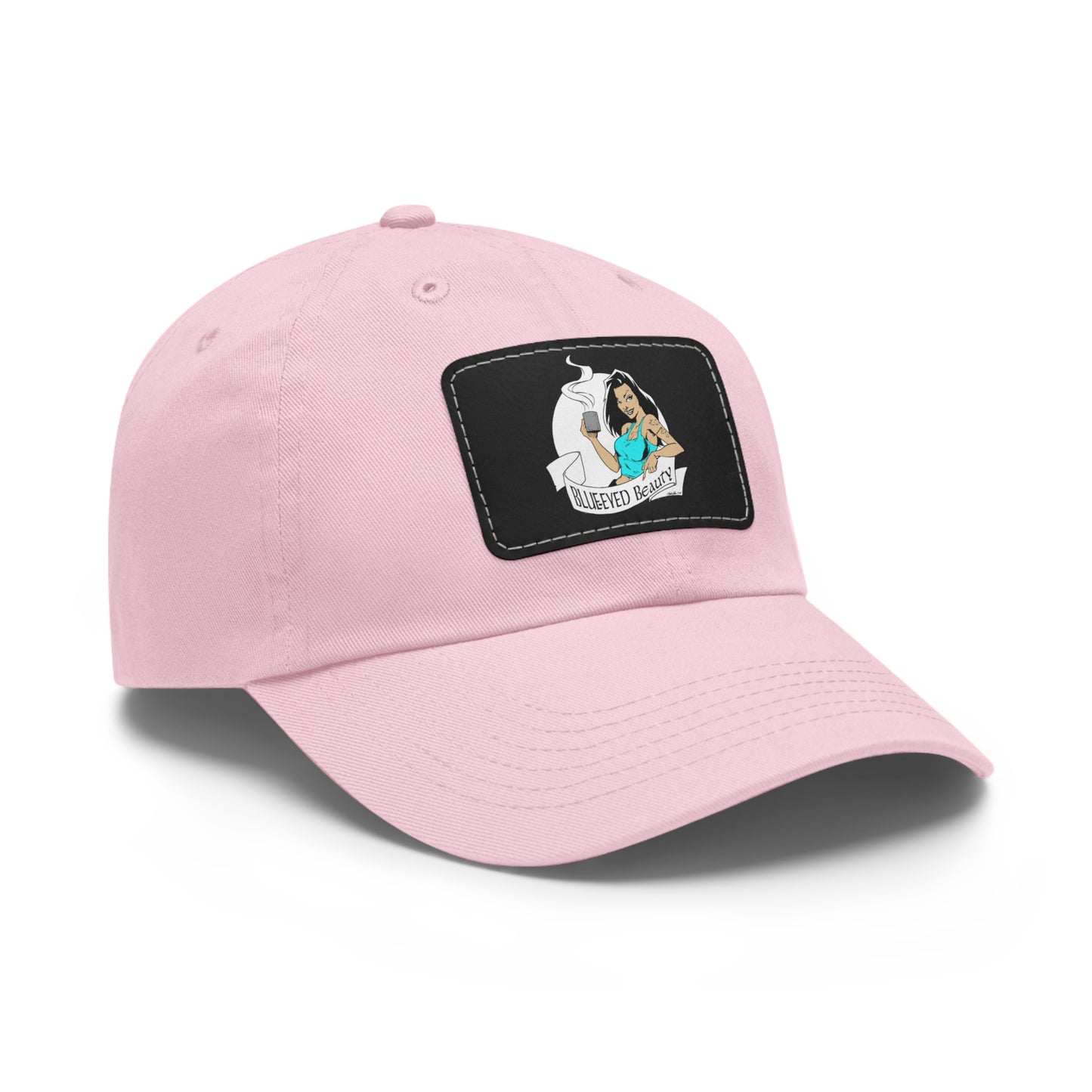 Dad Hat with Leather Patch (Rectangle)