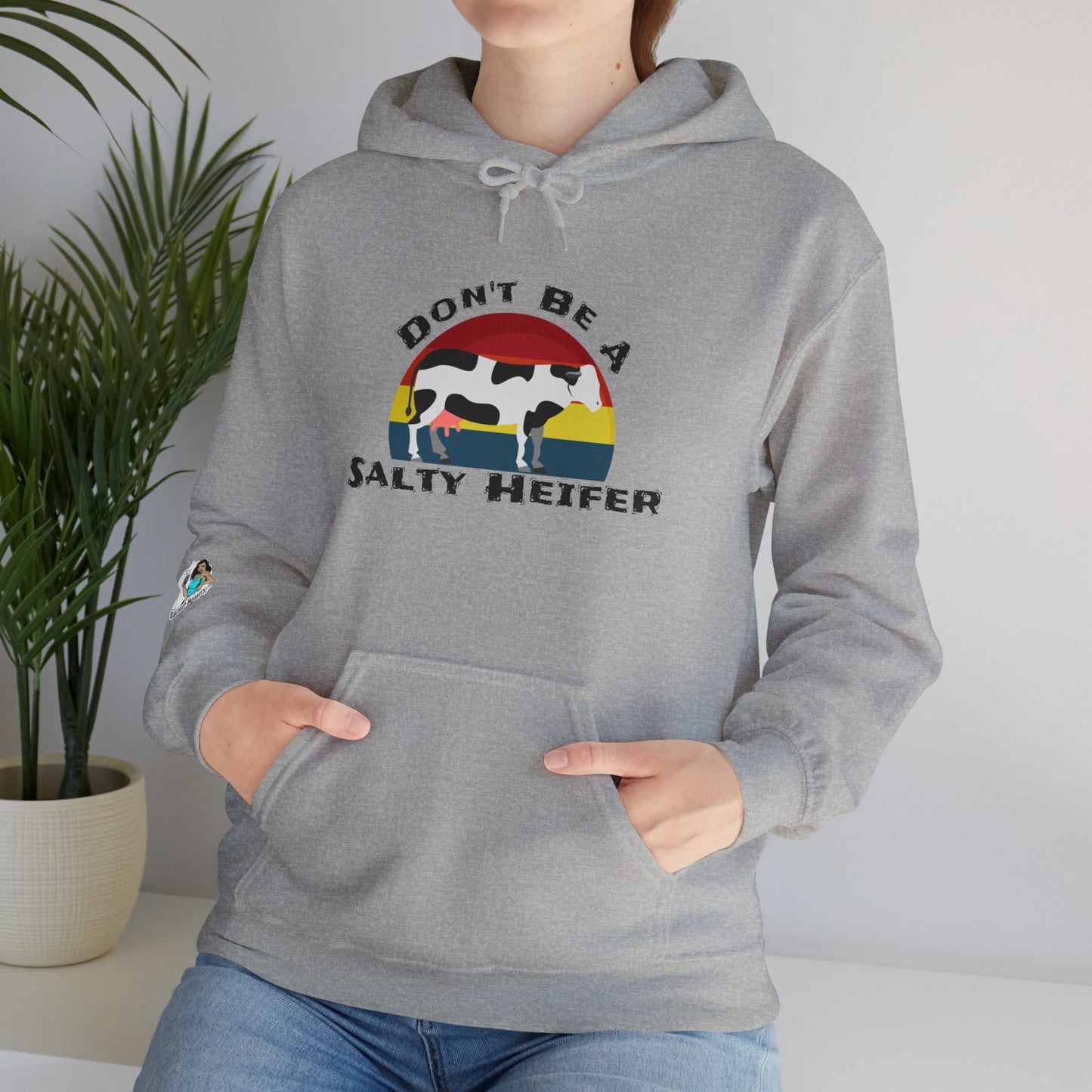 Salty heifer Unisex Heavy Blend™ Hooded Sweatshirt