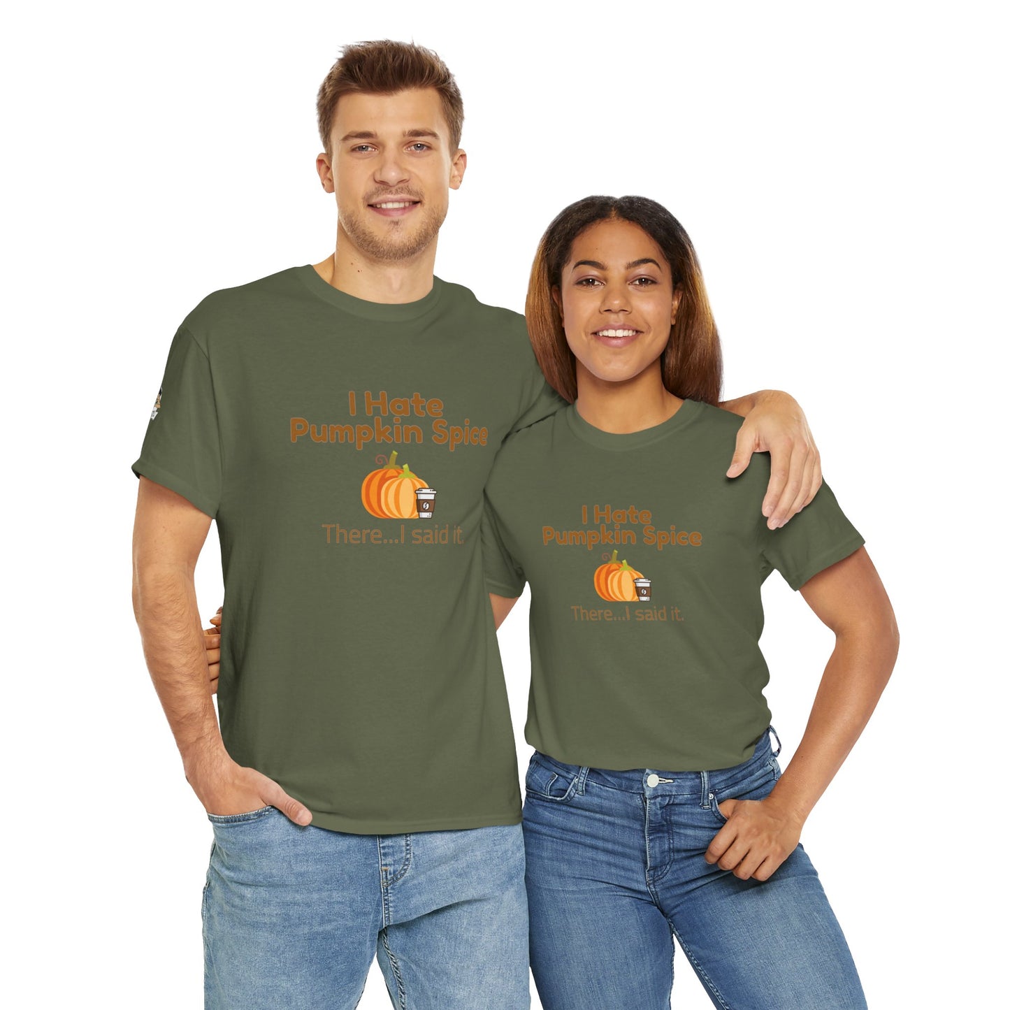 Hate Pumpkin Spice Unisex Heavy Cotton Tee