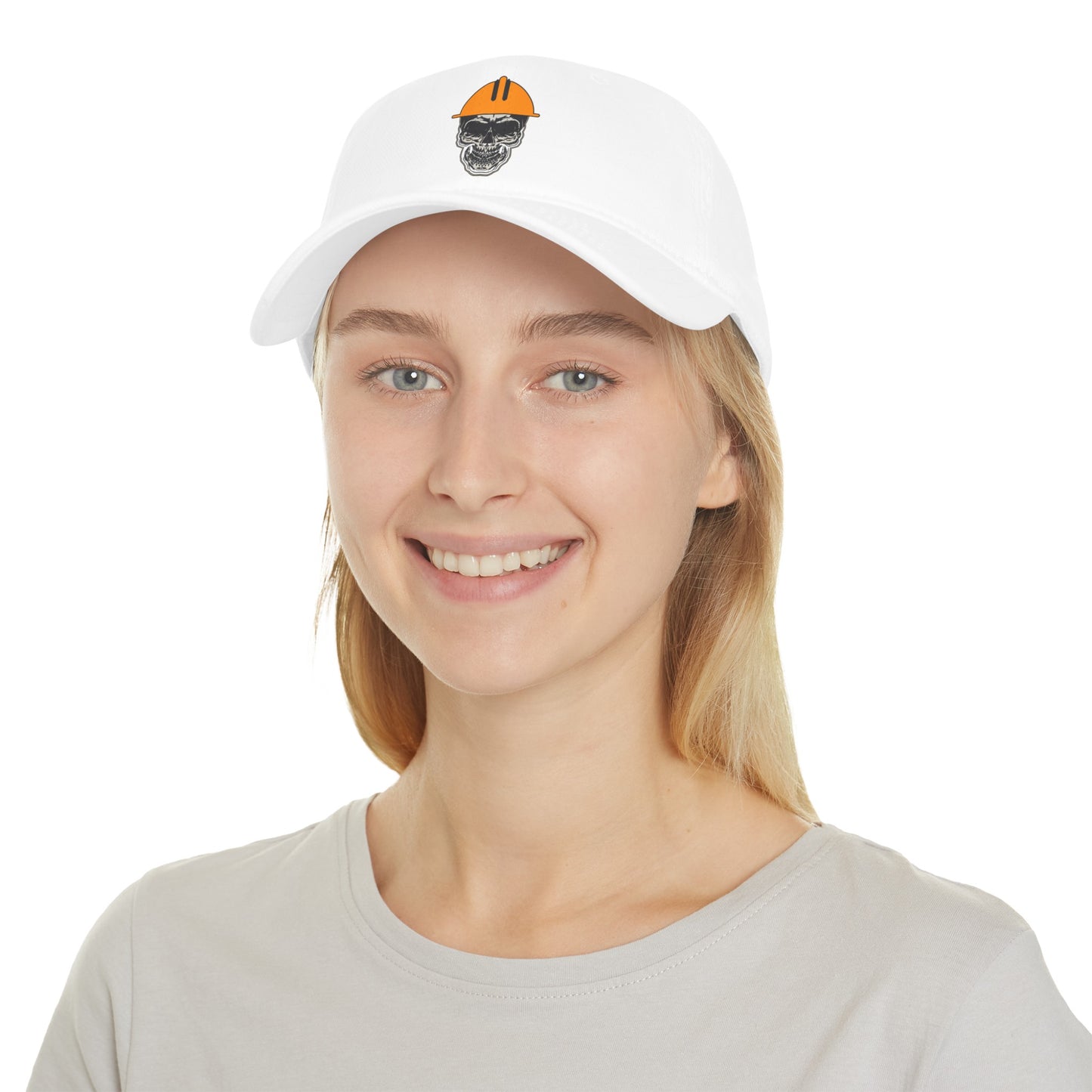 Hard Hat Skull Low Profile Baseball Cap