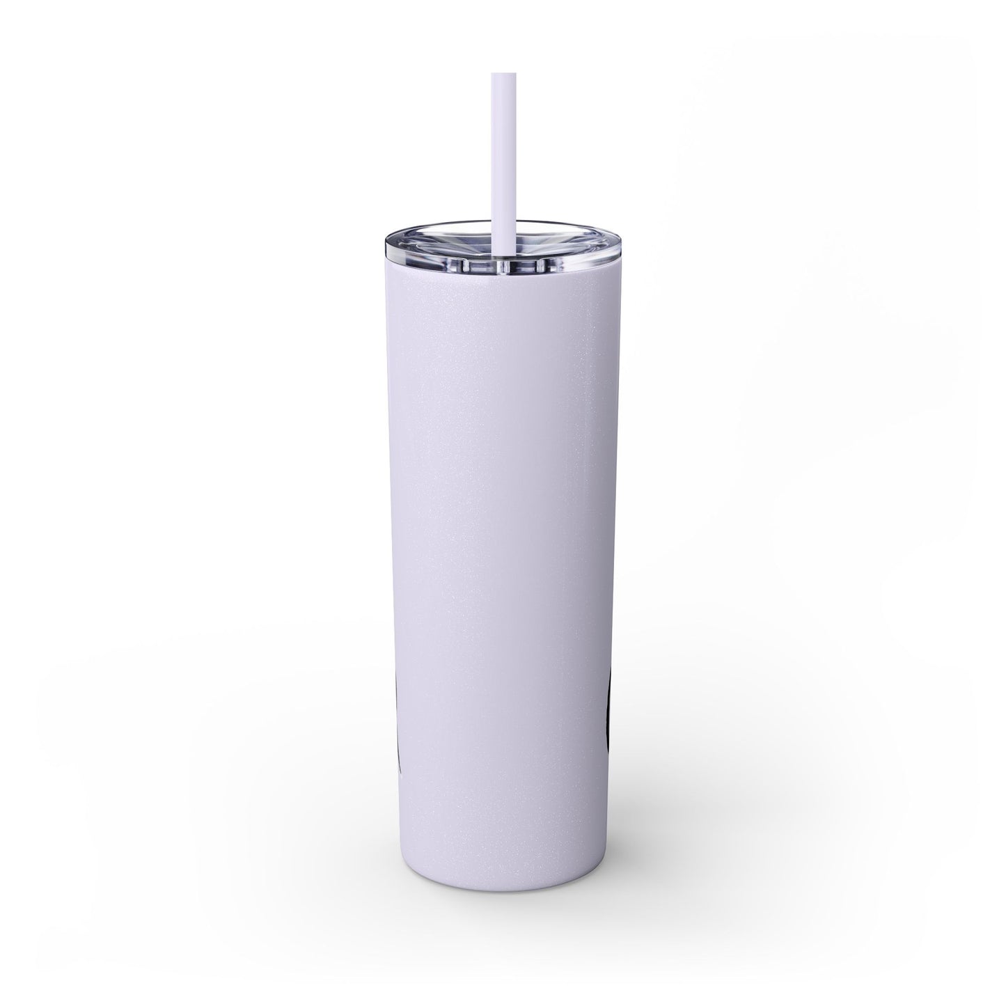 F CANCER Skinny Tumbler with Straw, 20oz