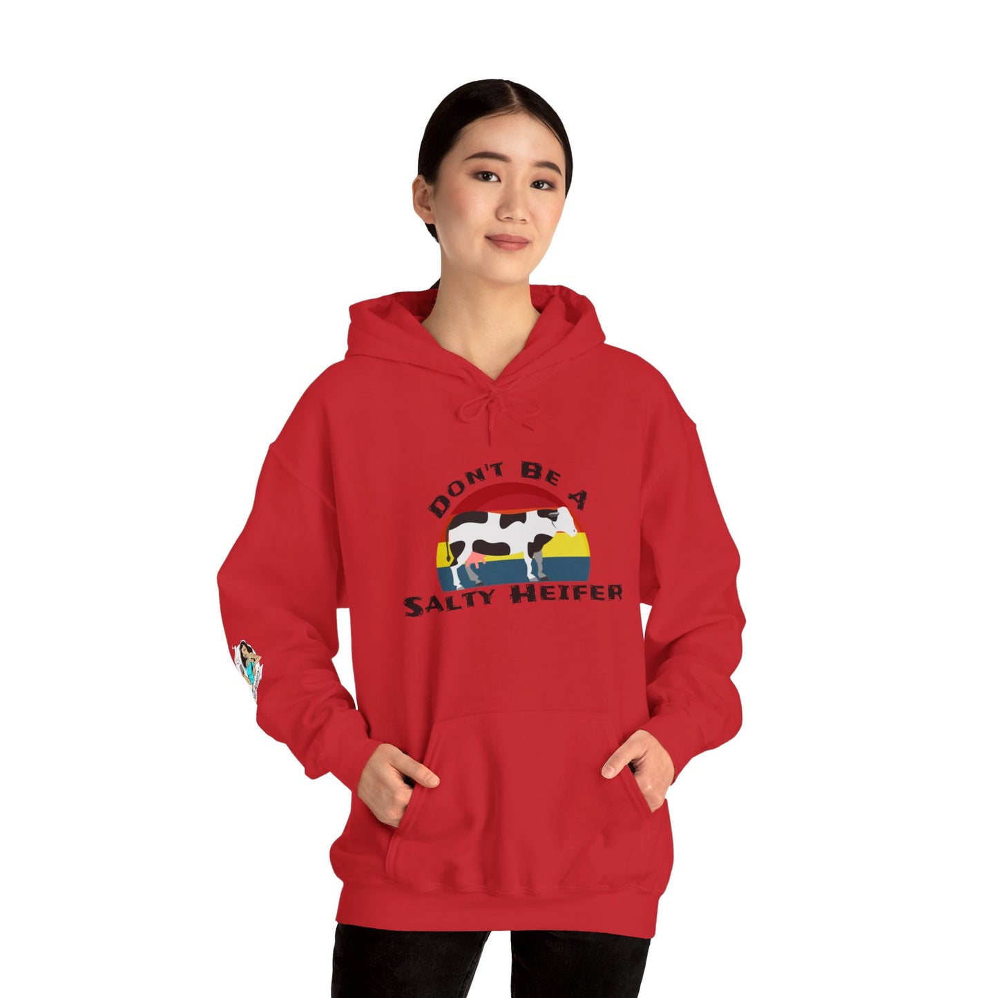 Salty heifer Unisex Heavy Blend™ Hooded Sweatshirt