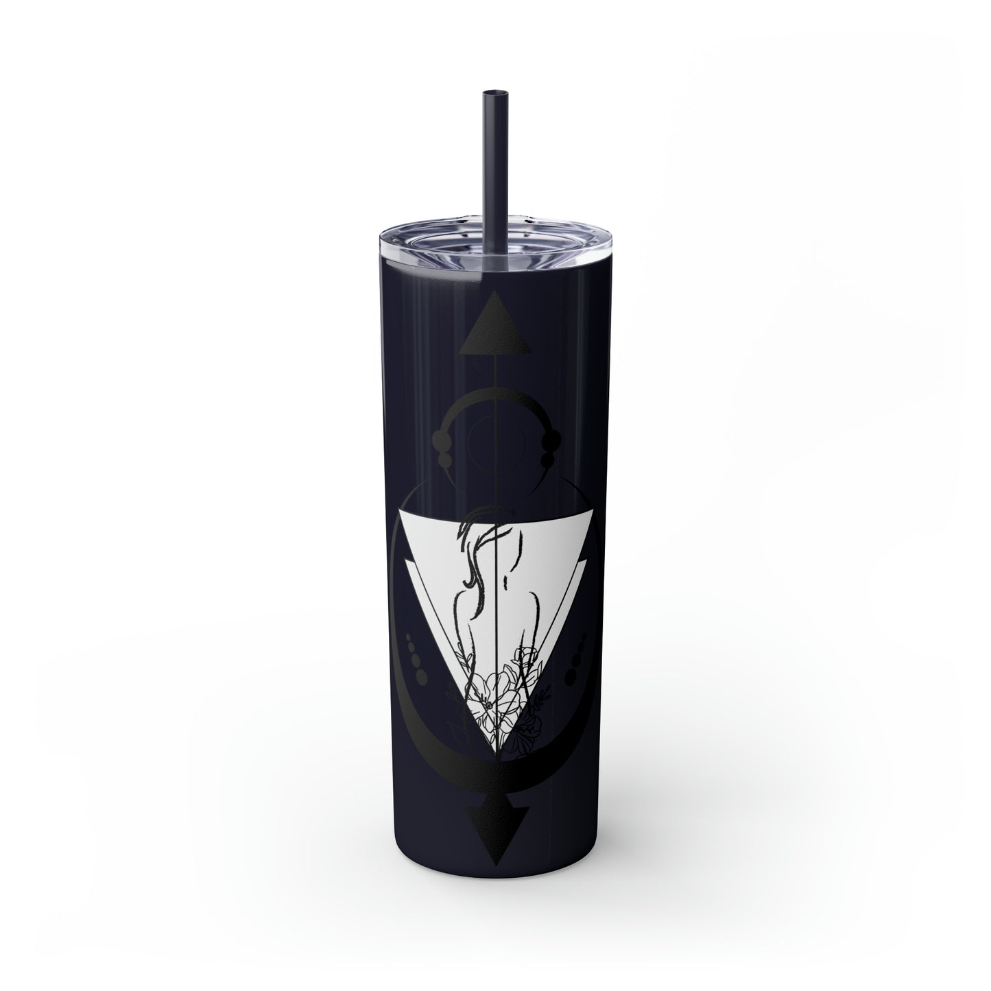 Skinny Tumbler with Straw, 20oz