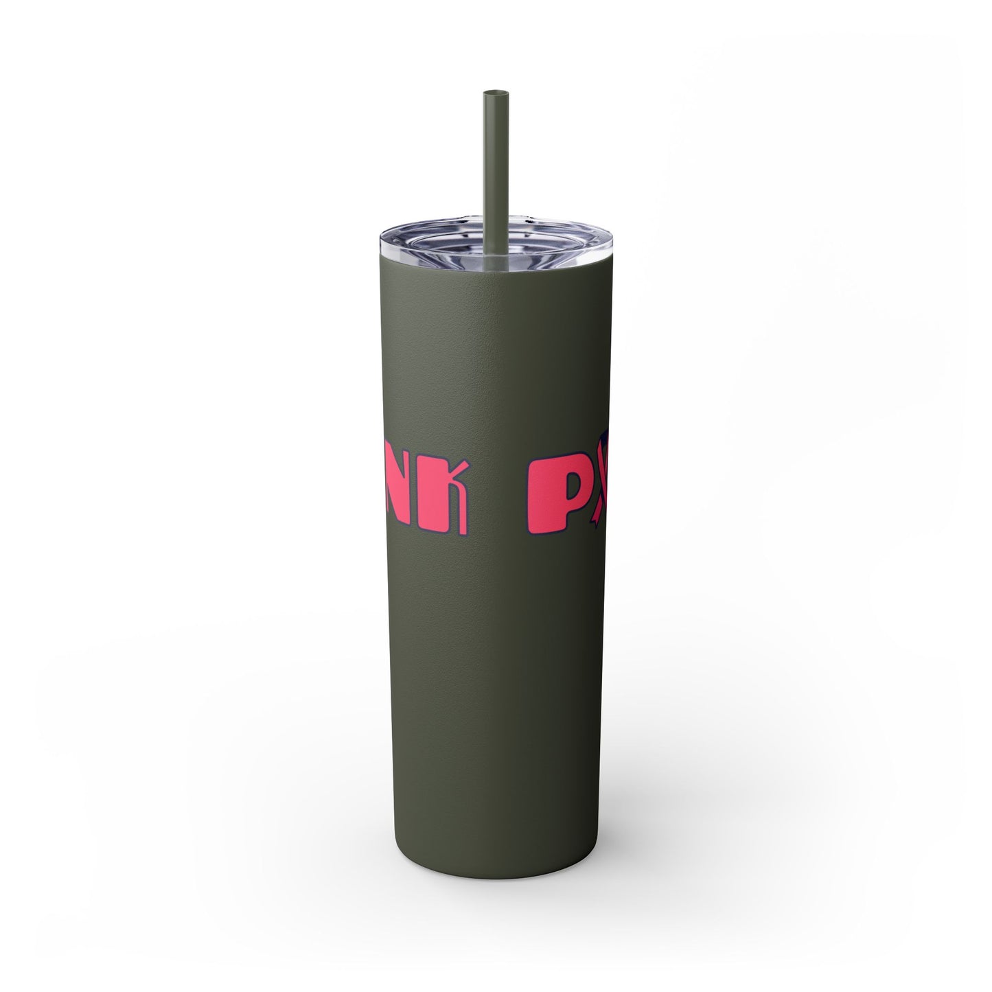 Breast Cancer Awareness Skinny Tumbler with Straw, 20oz