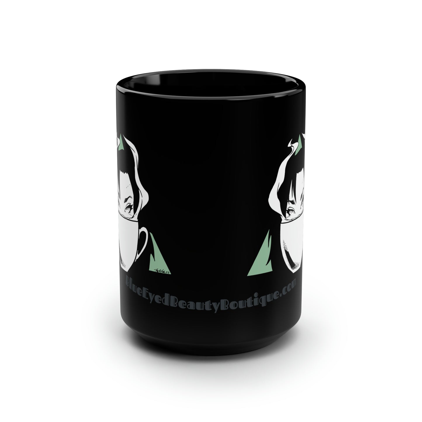 Black Mug, 15oz