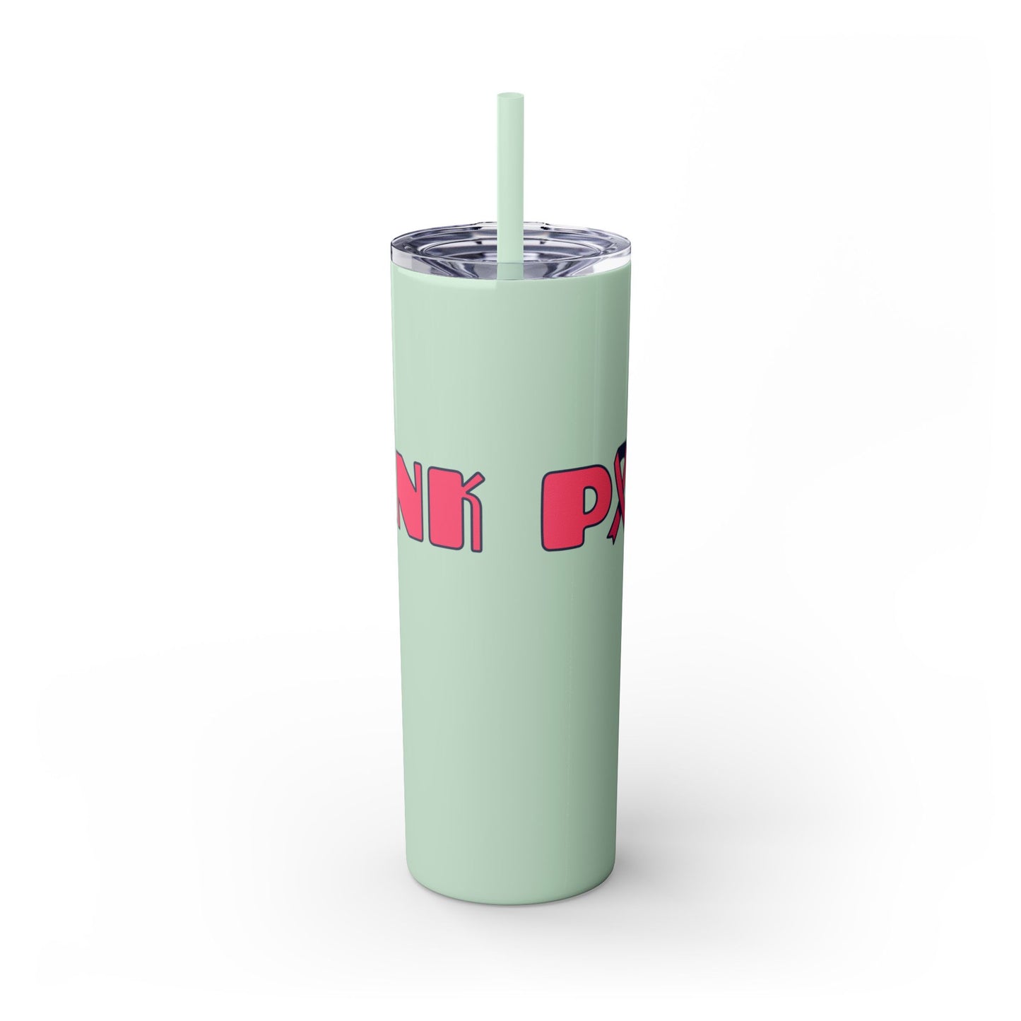 Breast Cancer Awareness Skinny Tumbler with Straw, 20oz