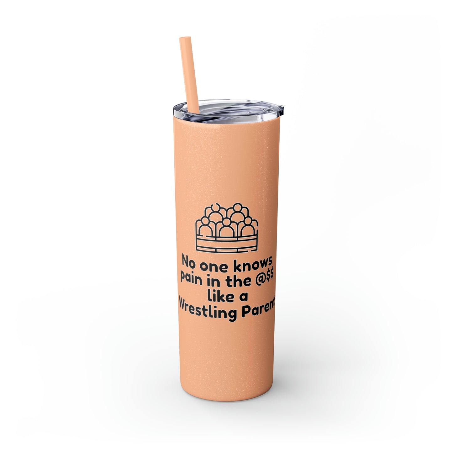 Skinny Tumbler with Straw, 20oz