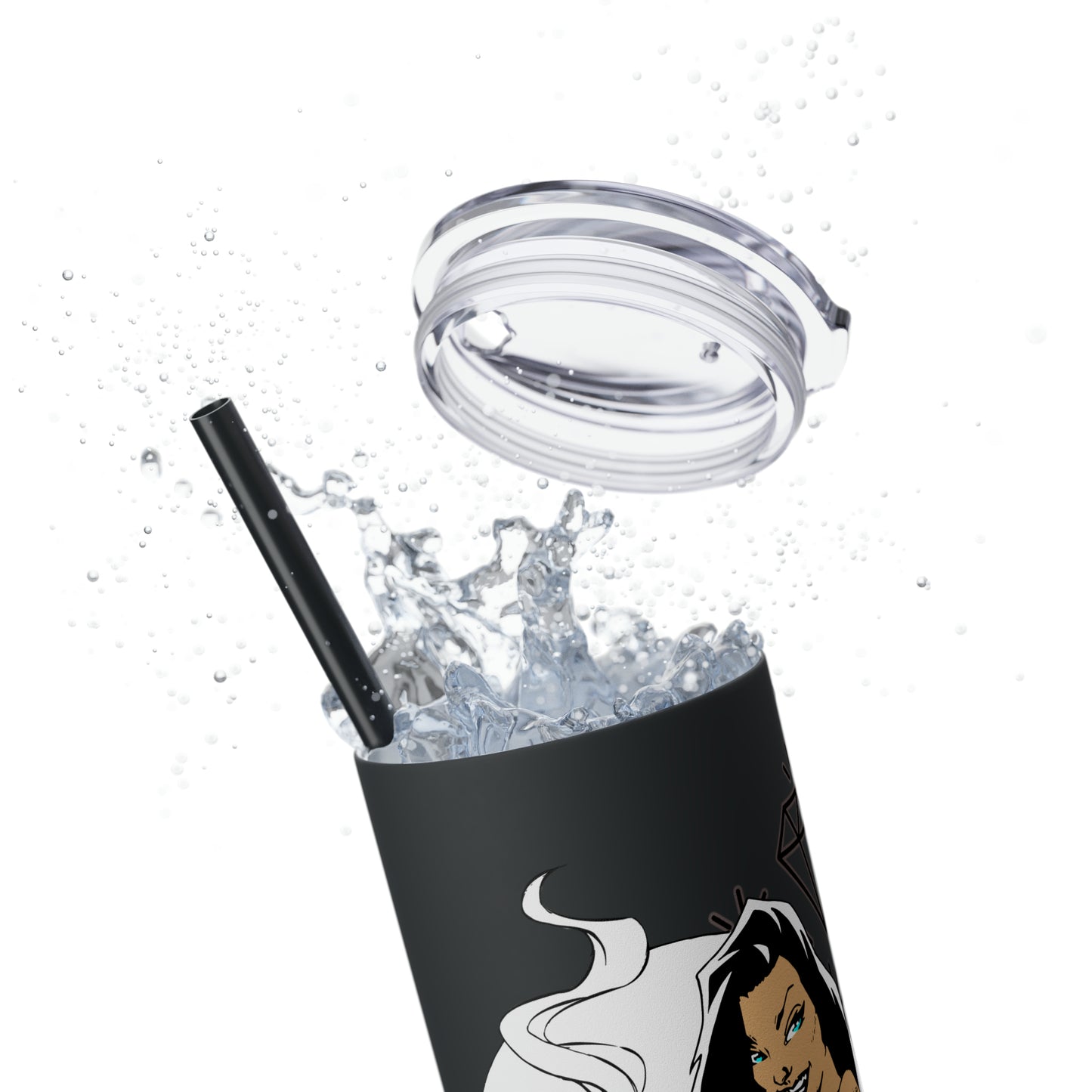 Skinny Tumbler with Straw, 20oz