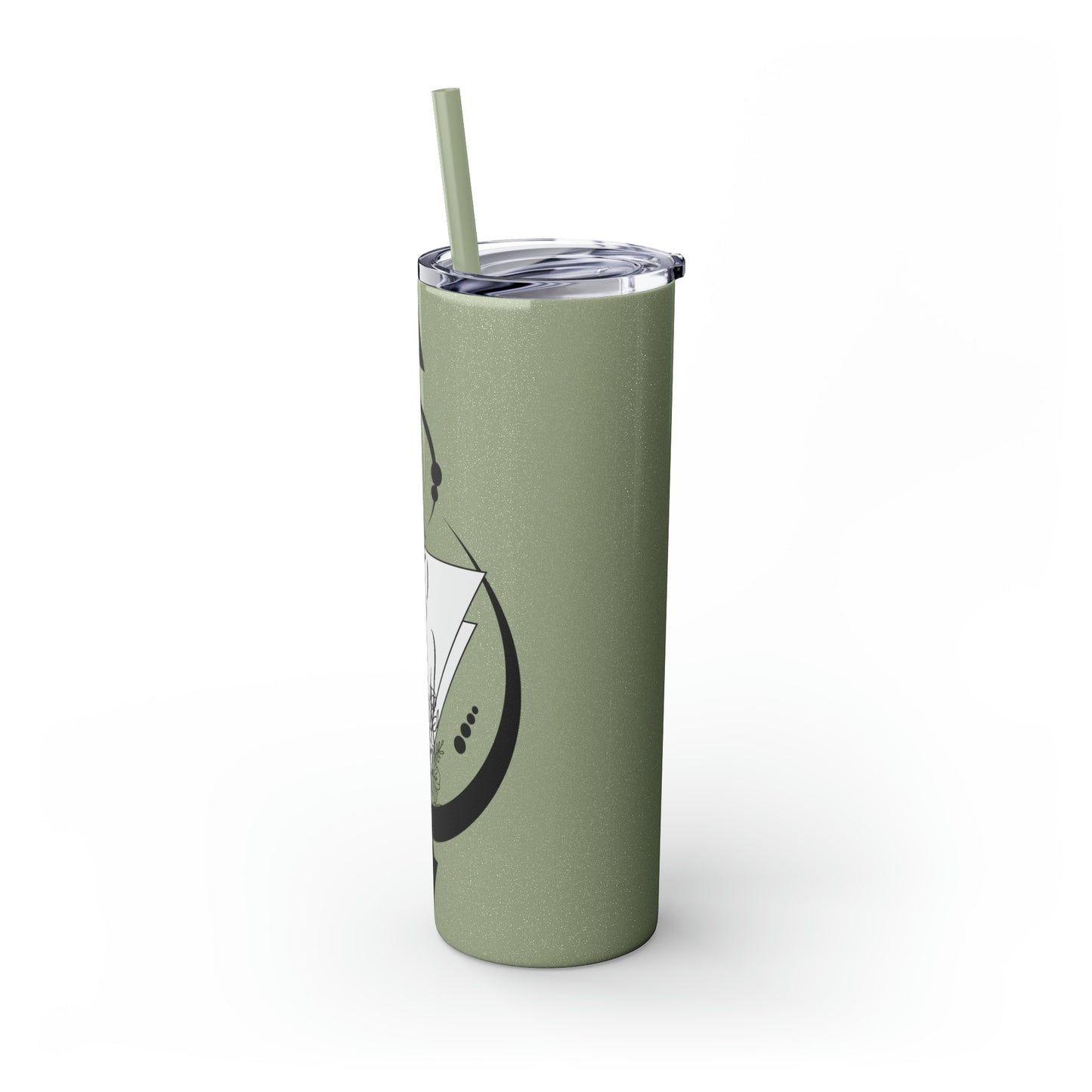 Skinny Tumbler with Straw, 20oz